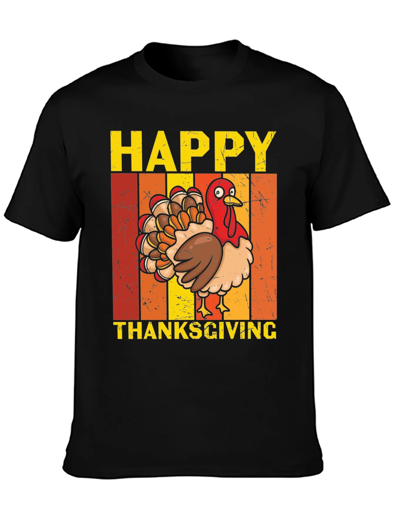 Camiseta de Acci¨®n de Gracias con Pavo Feliz
