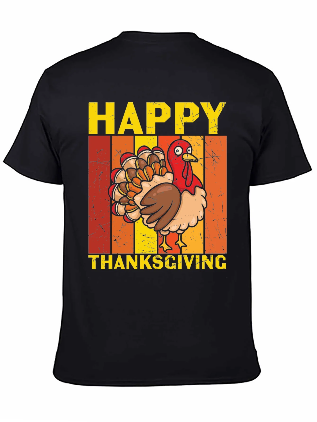 Camiseta de Acci¨®n de Gracias con Pavo Feliz