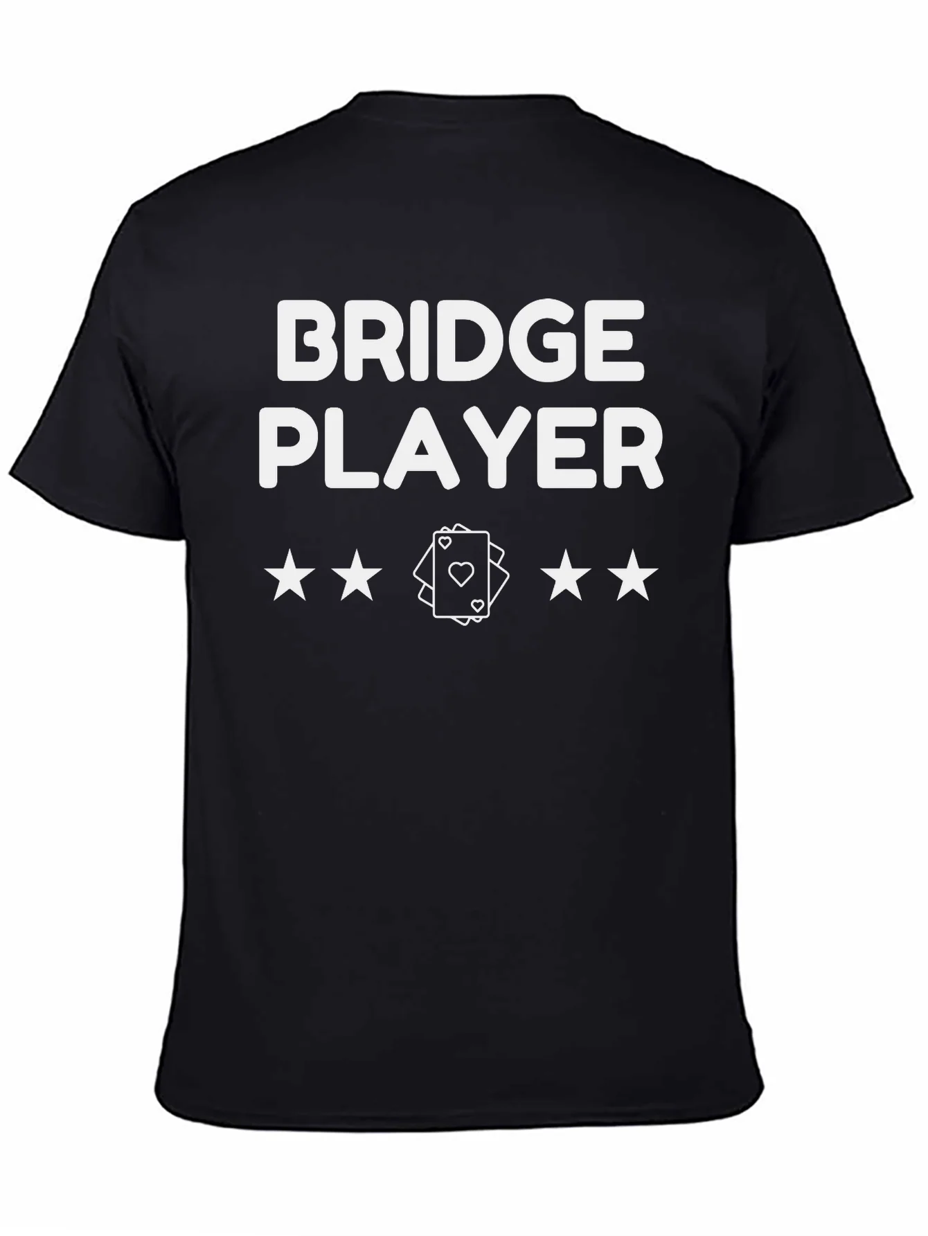 Camiseta Negra Bridge Player