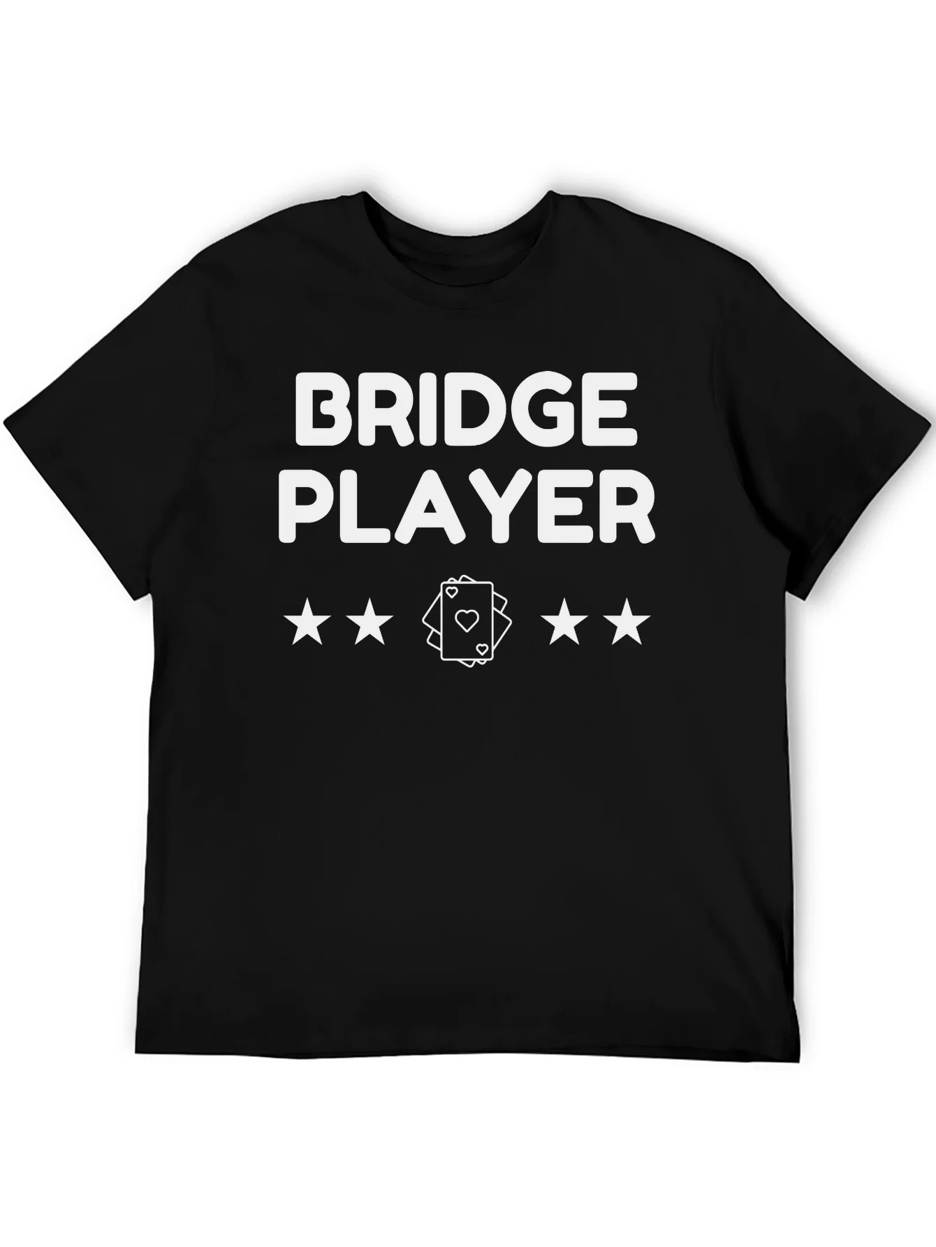 Camiseta Negra Bridge Player