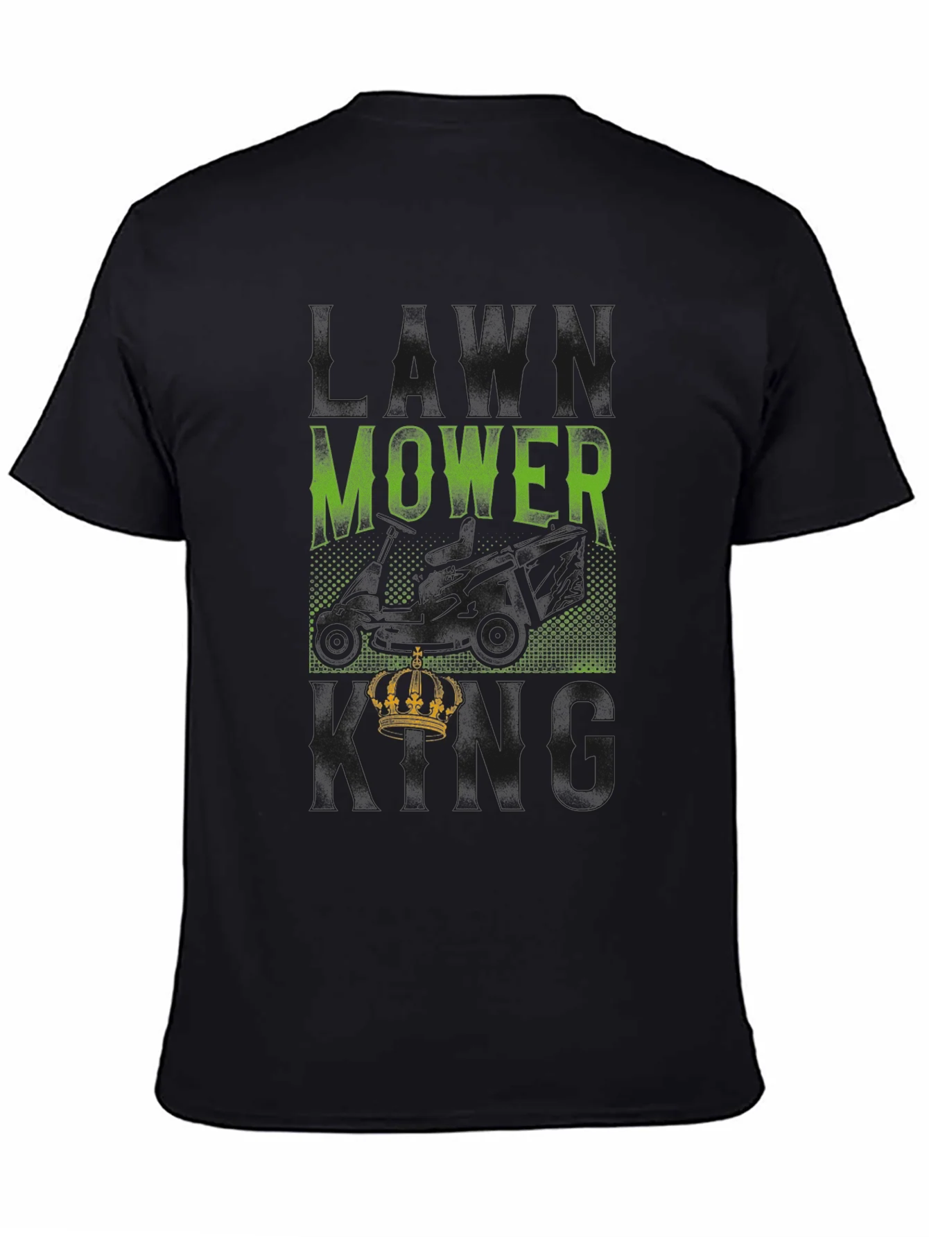 Camiseta Negra Lawn Mower King