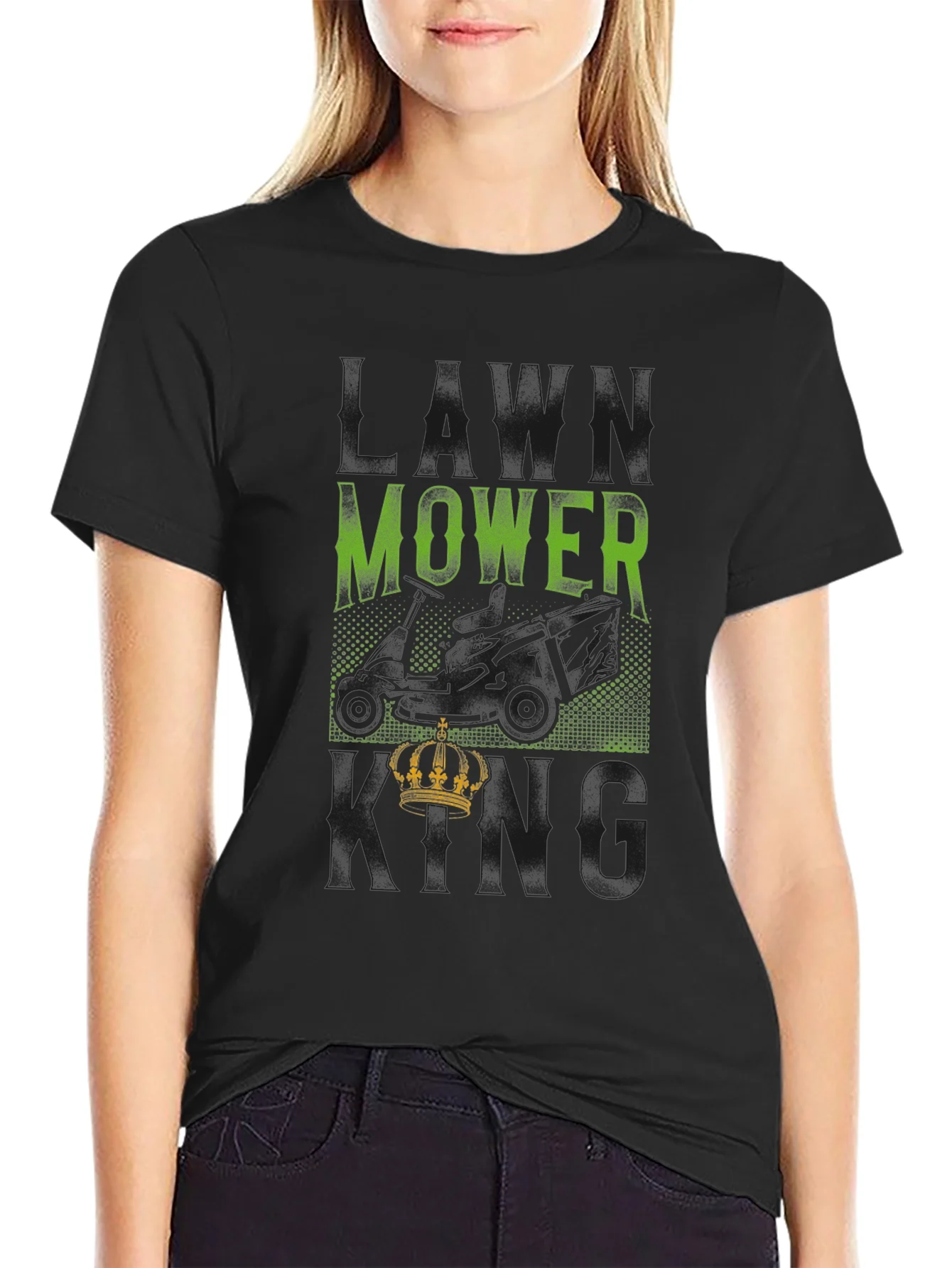 Camiseta Negra Lawn Mower King