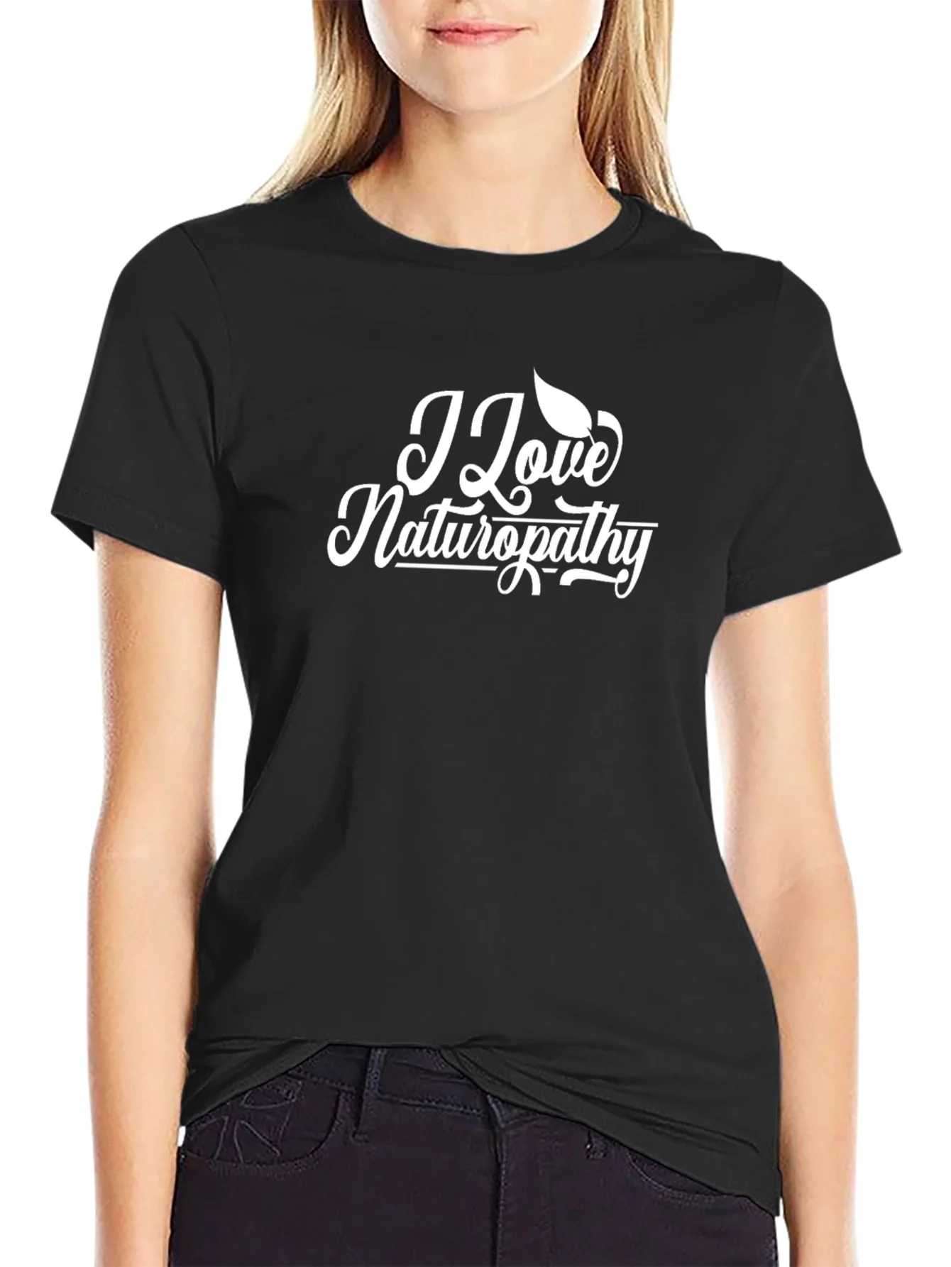 Rebbecca I Love Naturopathy T-Shirt - Black