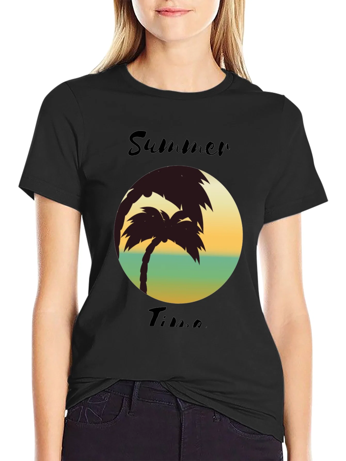Rebbecca Summer Time Palm Tree T-Shirt