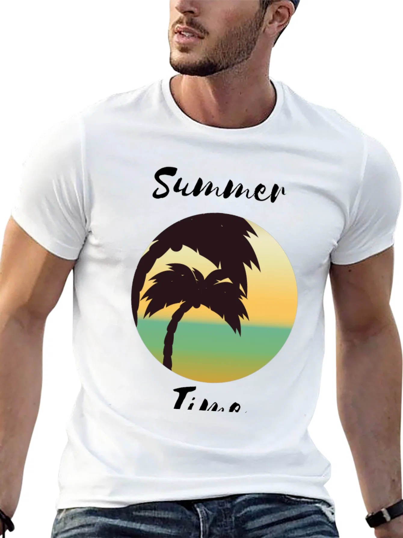 Rebbecca Summer Time Palm Tree T-Shirt
