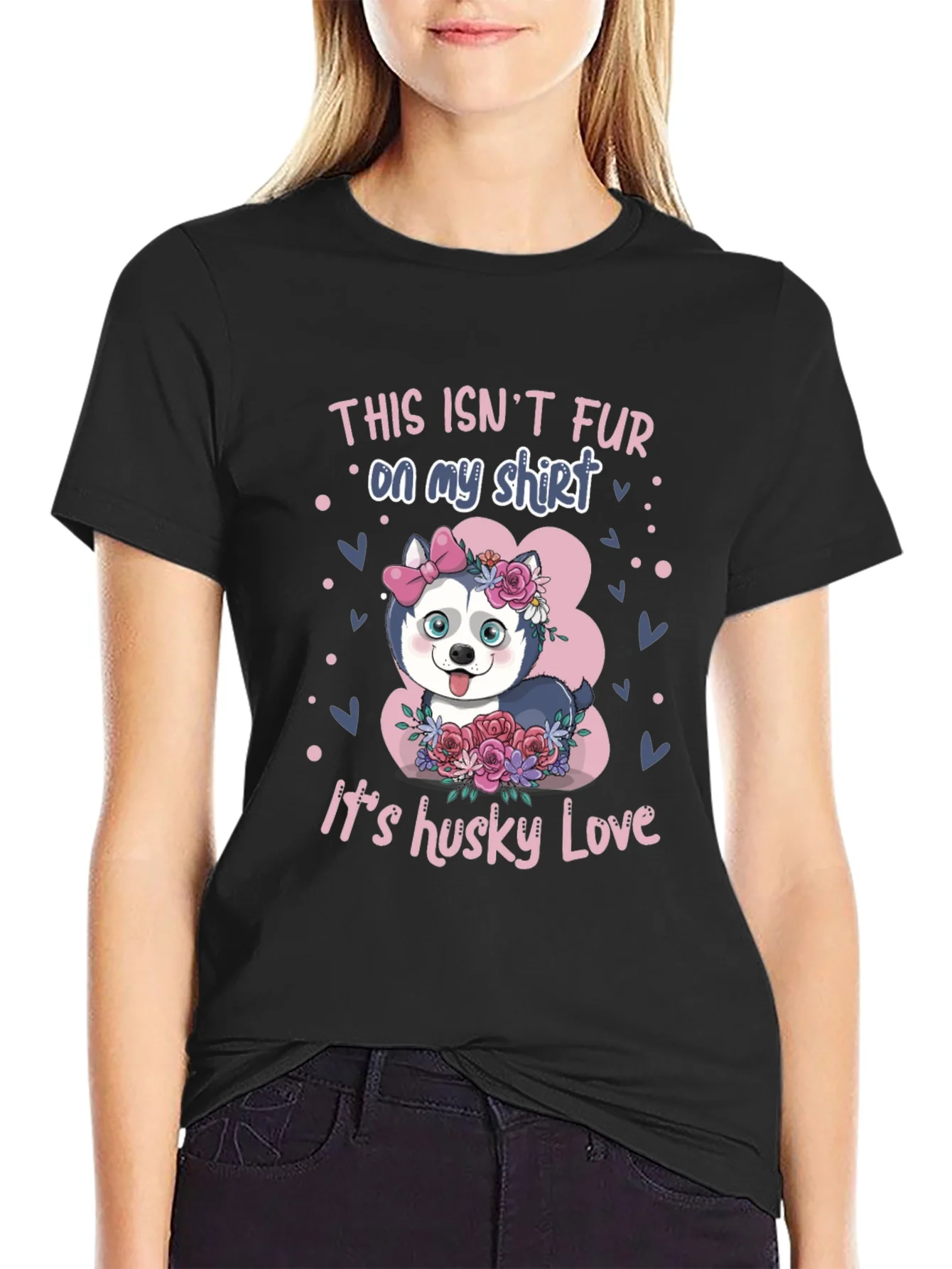 Camiseta Husky Love: No es pelo es amor!