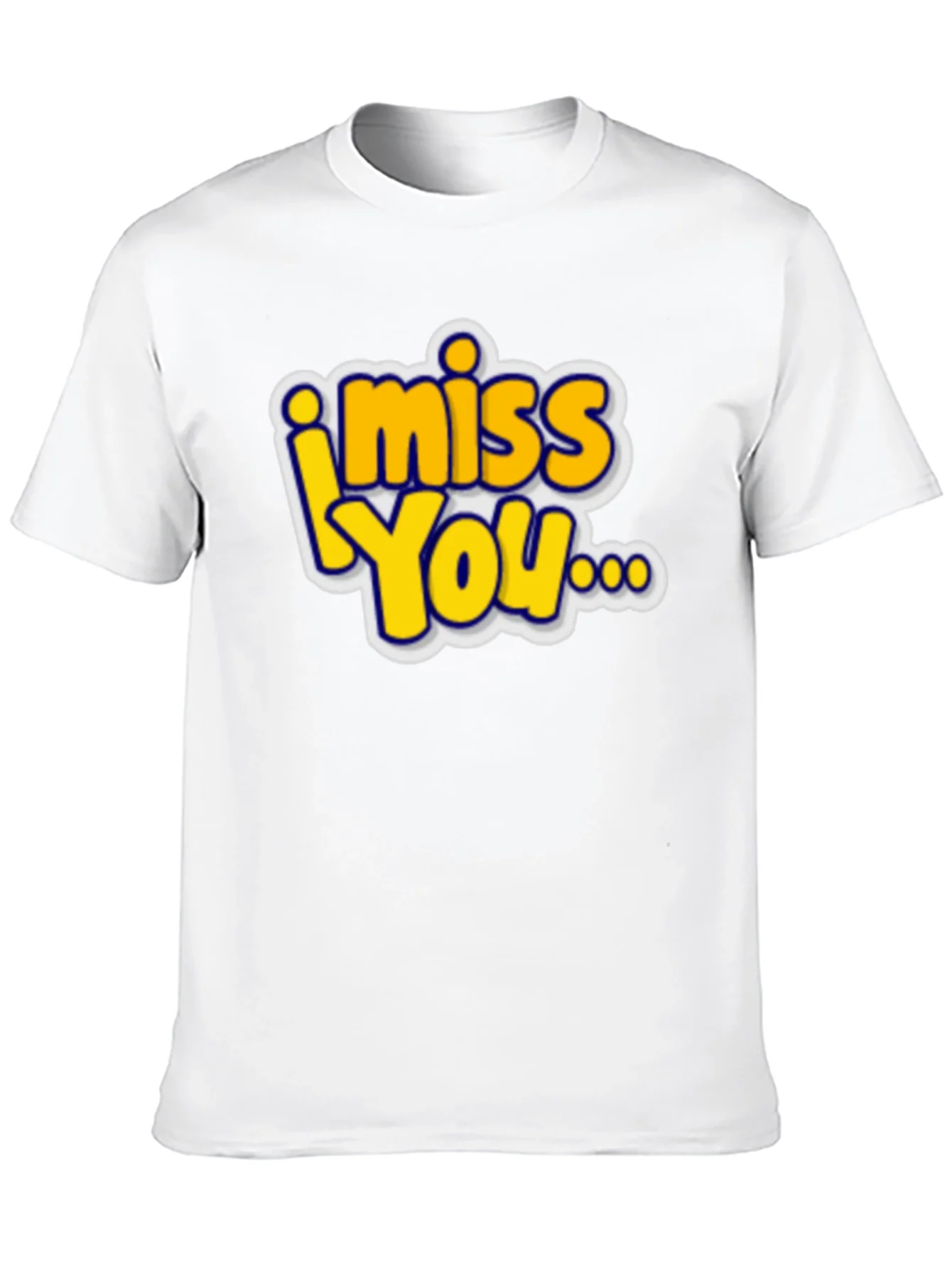 Rebbecca I Miss You Graphic T-Shirt - Black