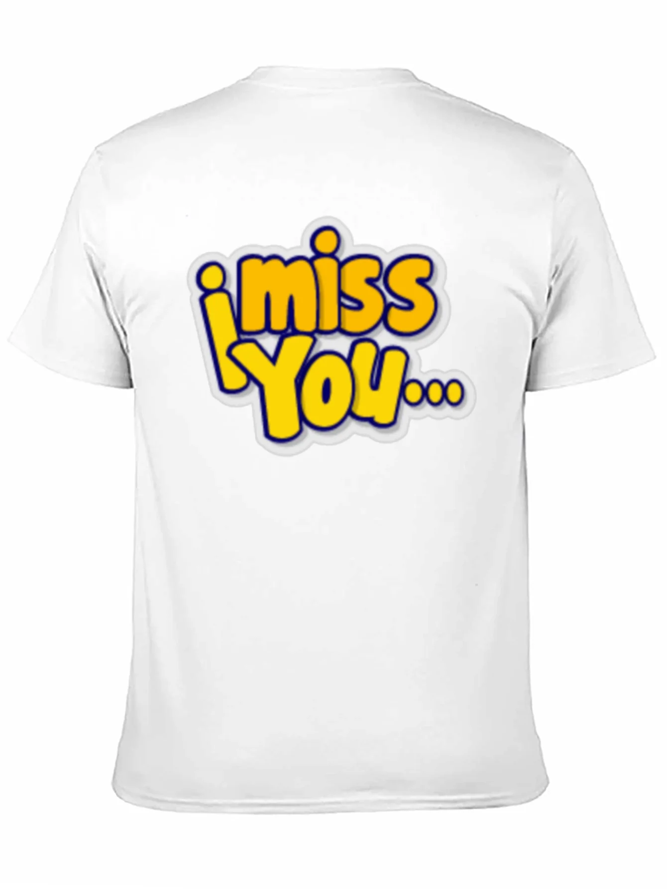 Rebbecca I Miss You Graphic T-Shirt - Black