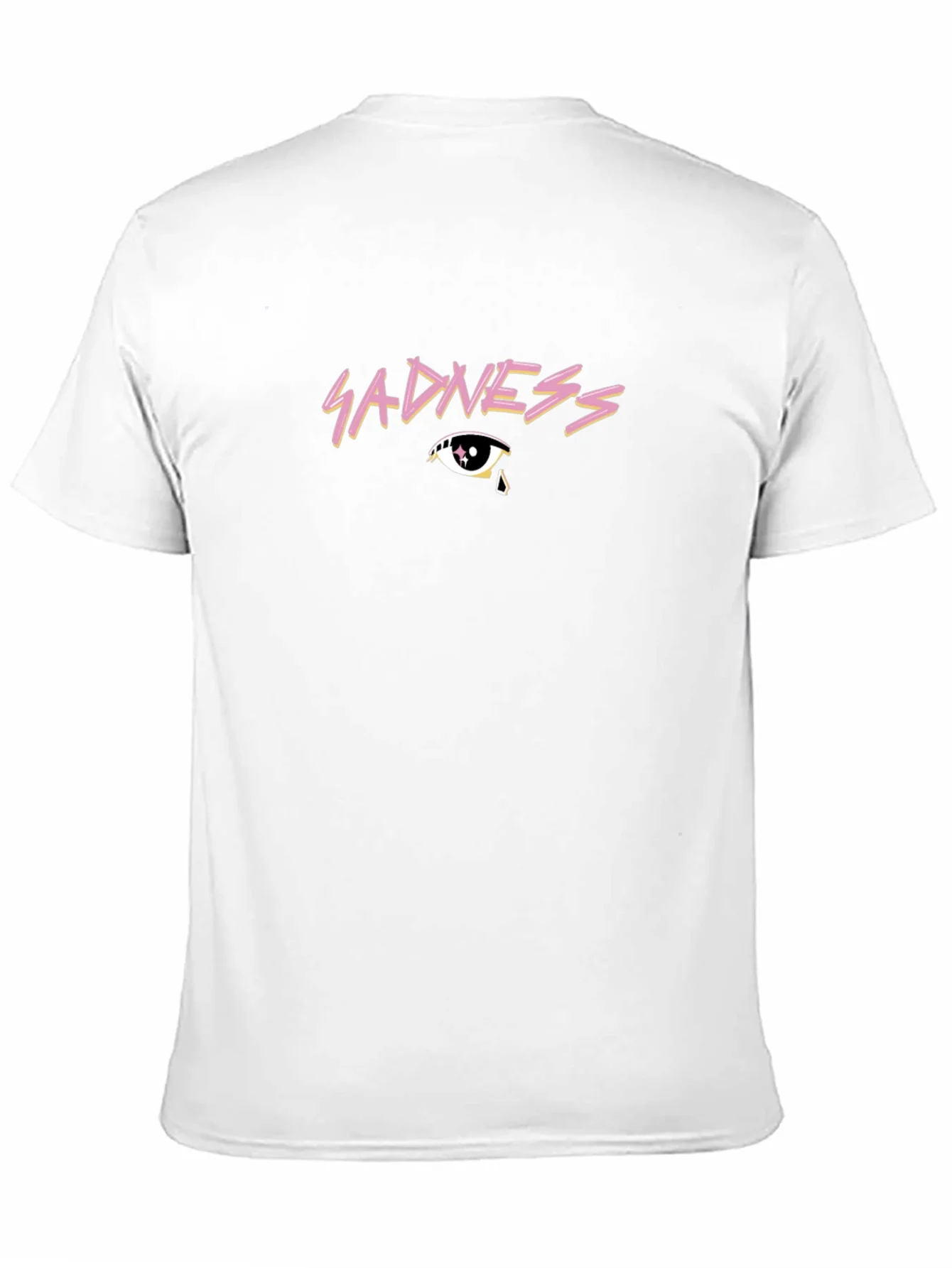 Rebbecca Sadness Graphic Print Black T-Shirt