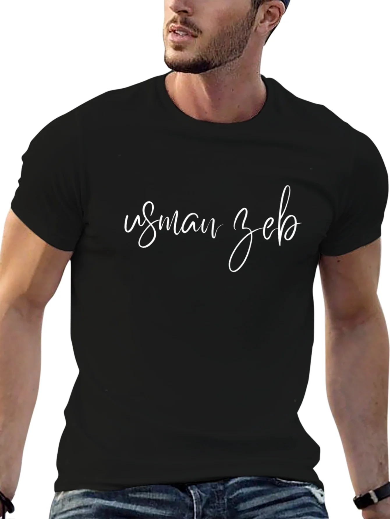 Rebbecca Usman Zeb Custom Black T-Shirt