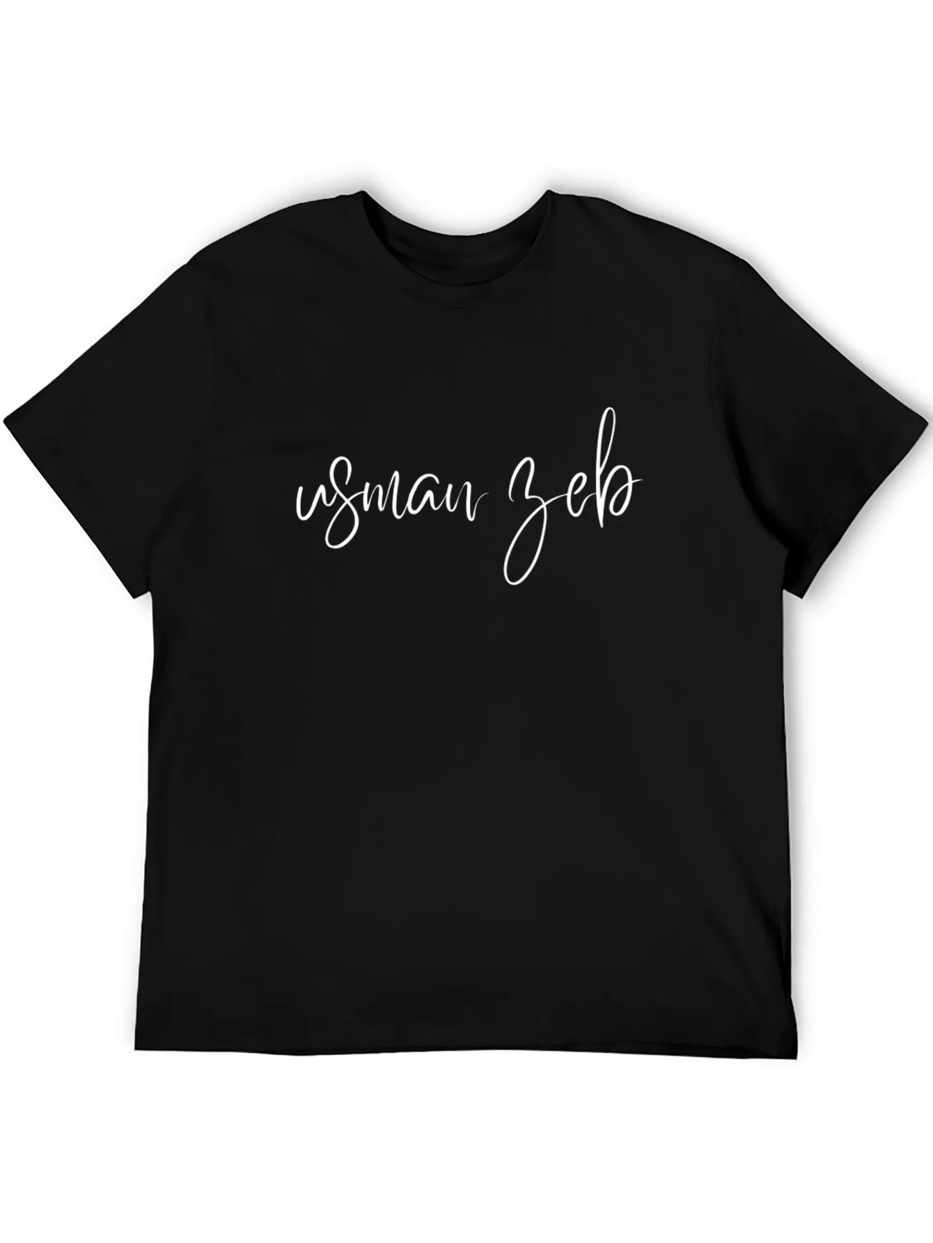 Rebbecca Usman Zeb Custom Black T-Shirt