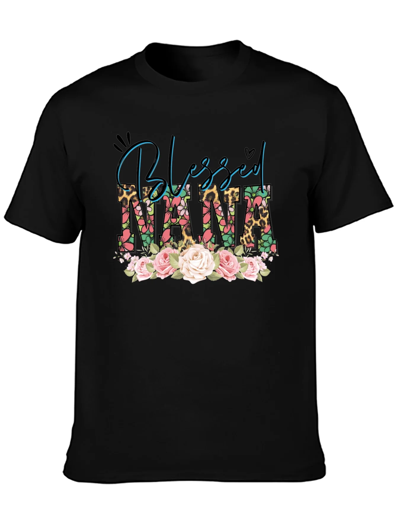 Camiseta Blessed Nana Floral