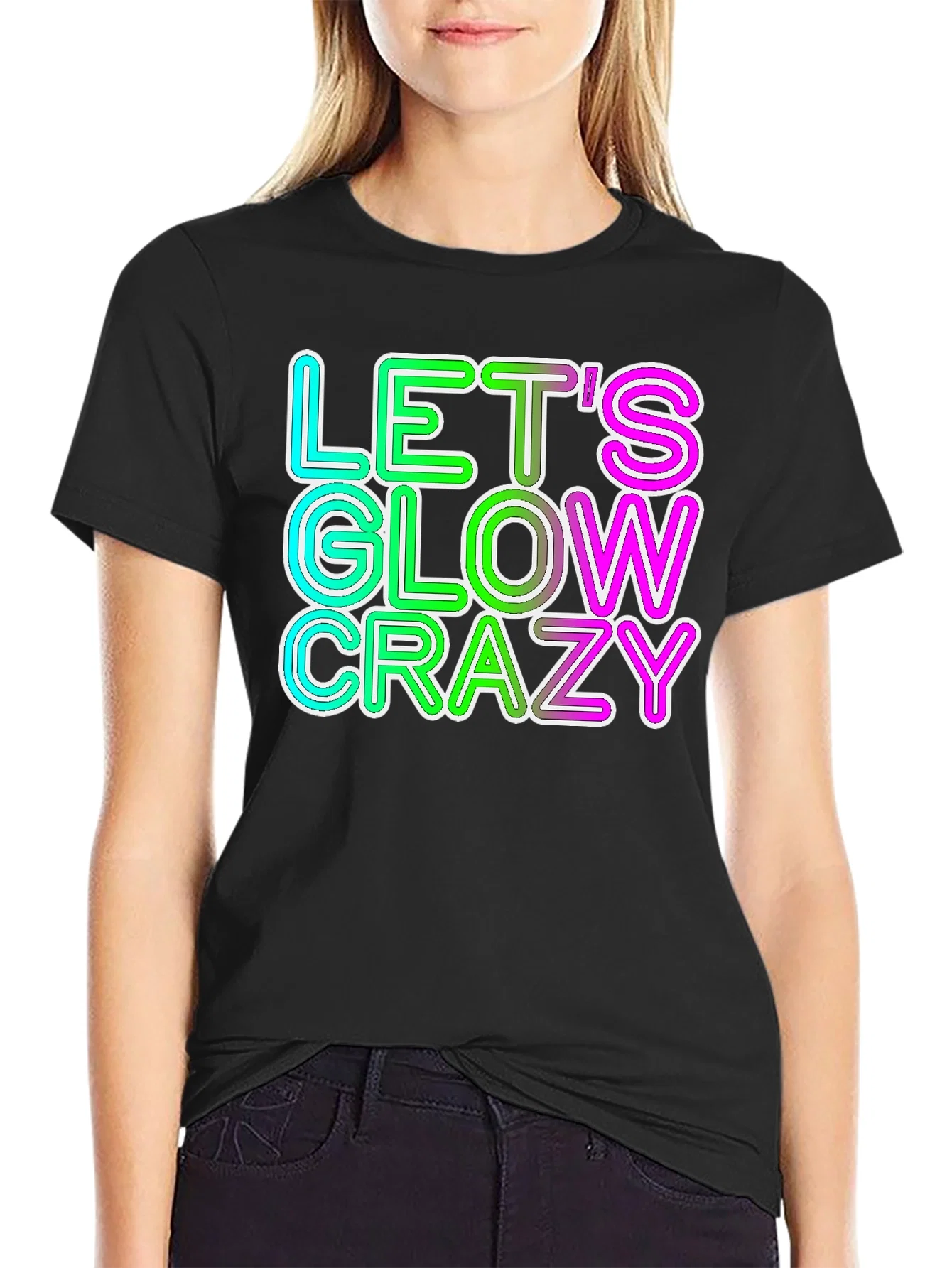 Rebbecca Lets Glow Crazy T-Shirt