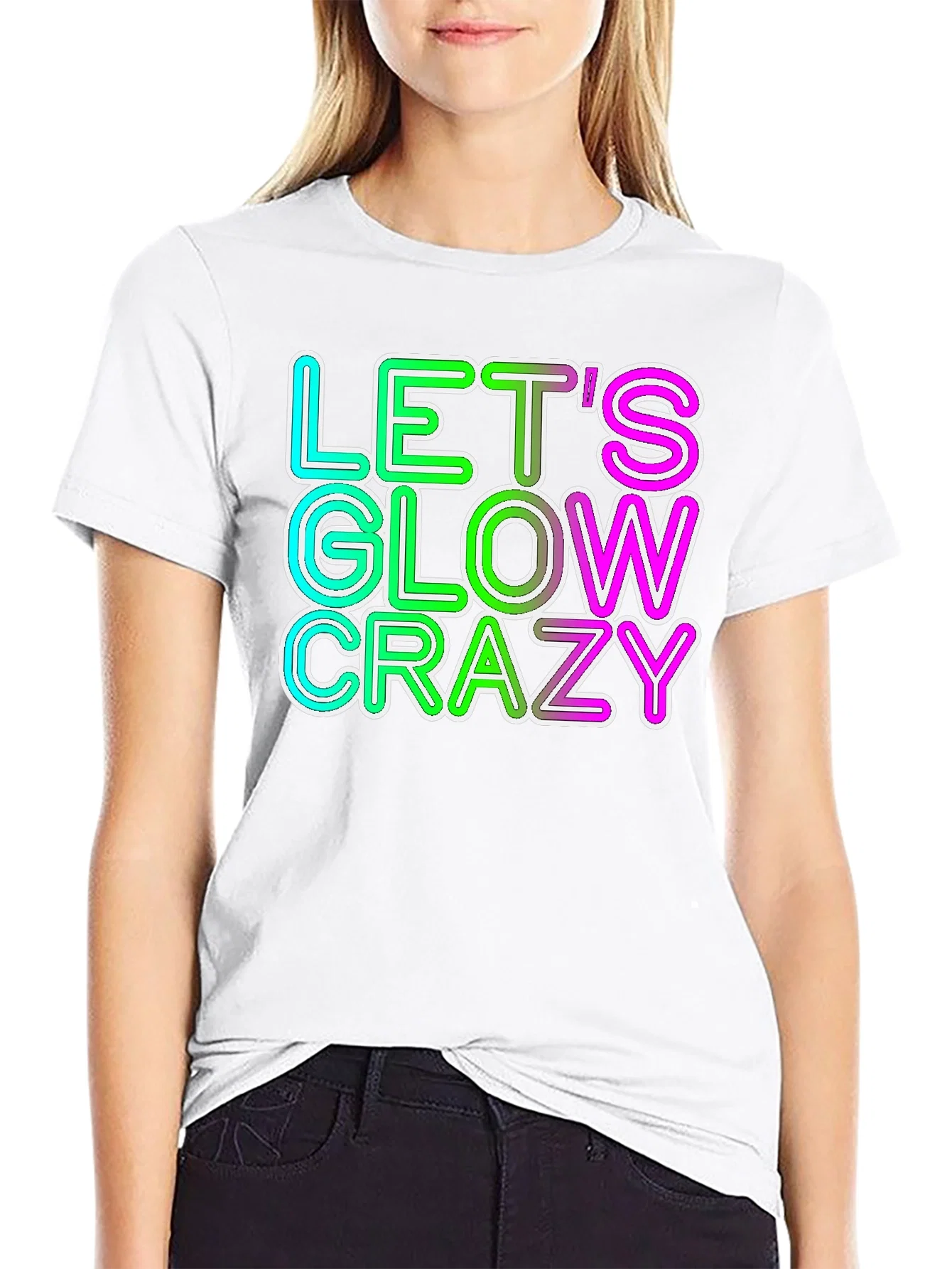 Rebbecca Lets Glow Crazy T-Shirt