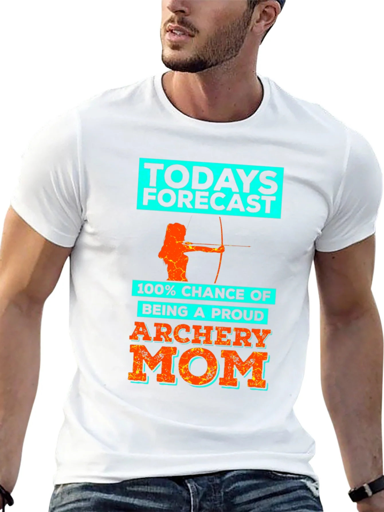 Rebbecca Archery Mom Forecast T-Shirt