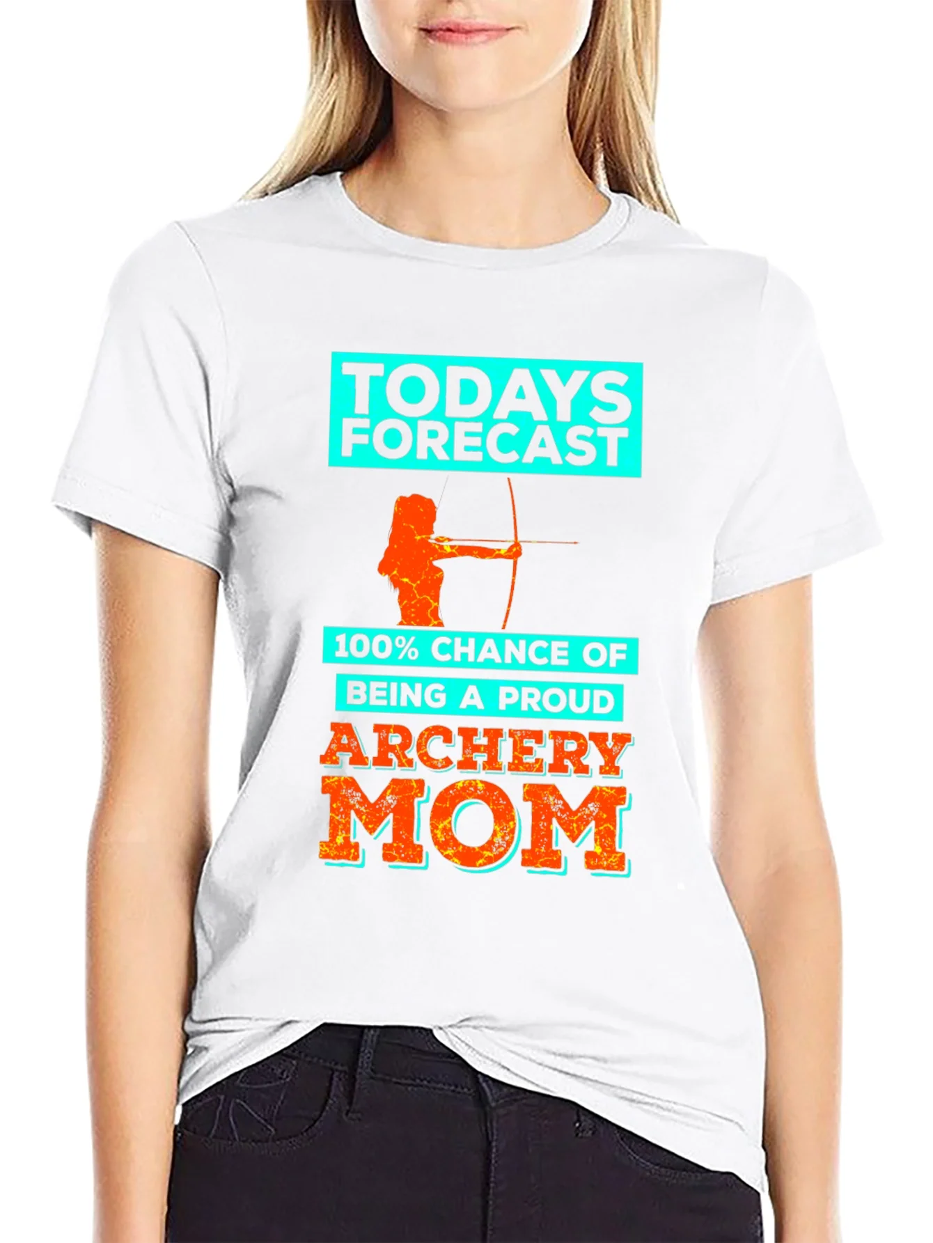 Rebbecca Archery Mom Forecast T-Shirt