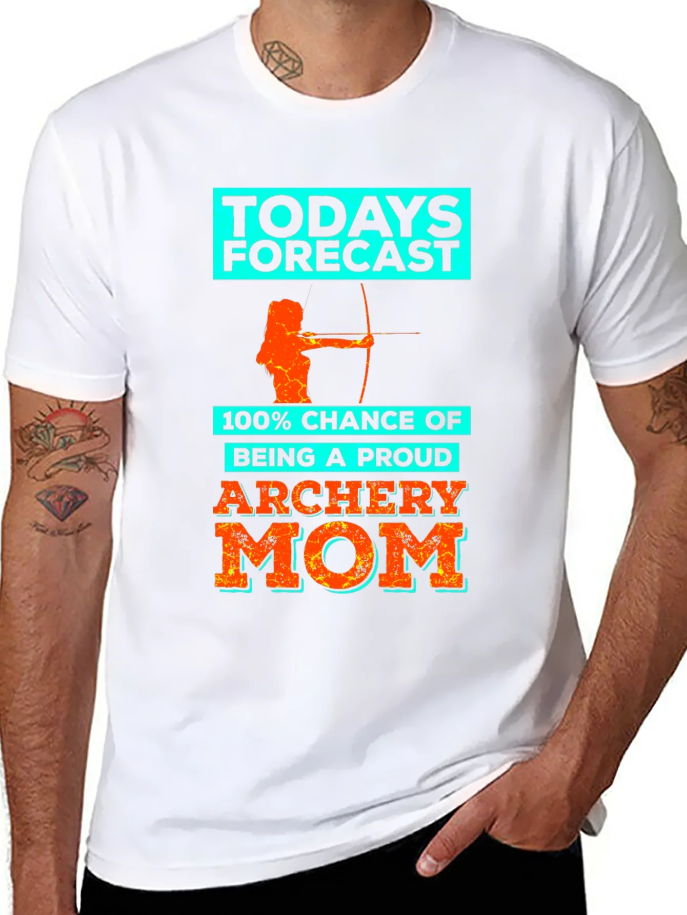 Rebbecca Archery Mom Forecast T-Shirt