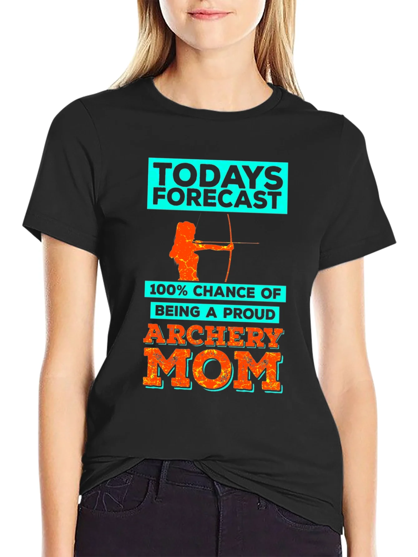 Rebbecca Archery Mom Forecast T-Shirt