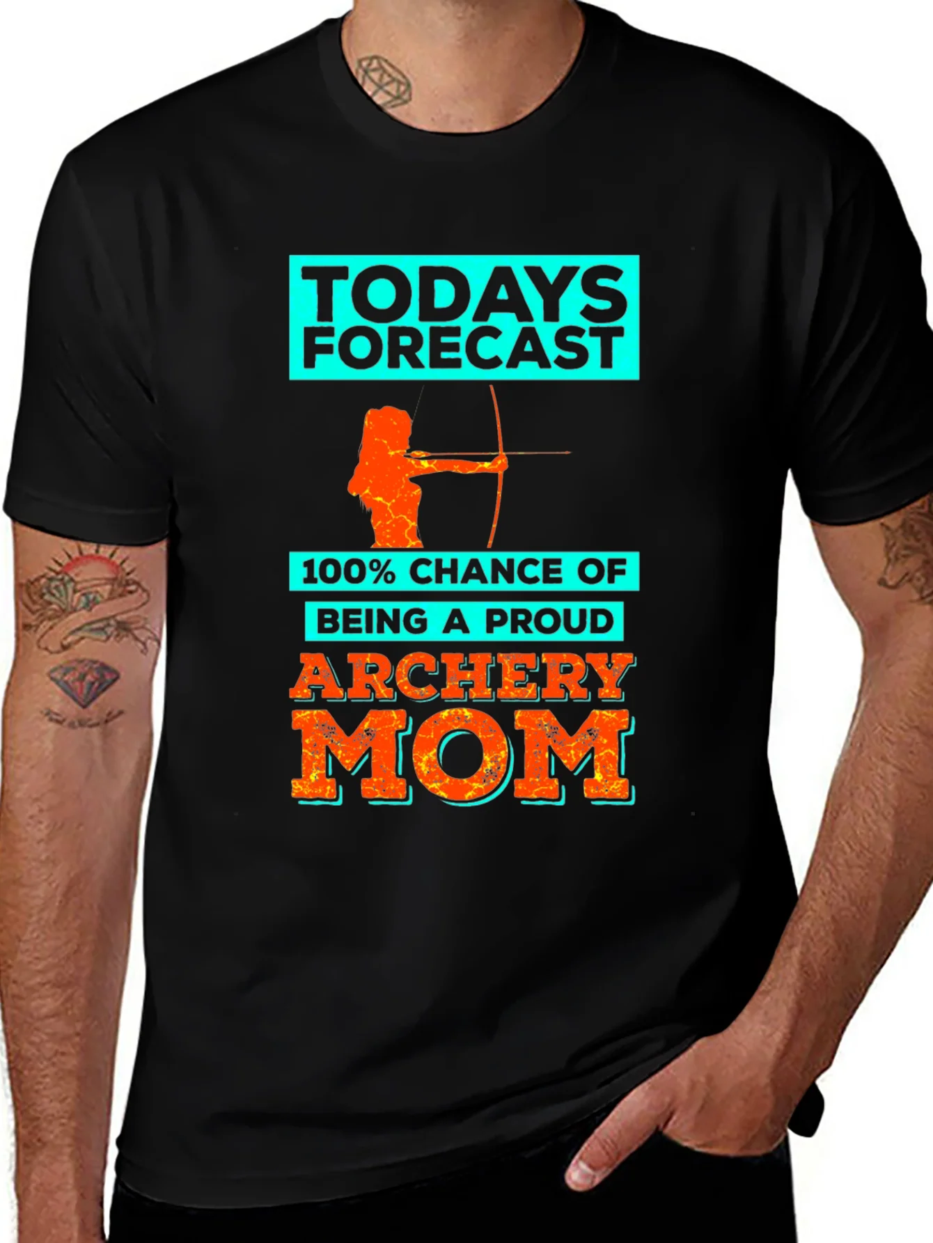 Rebbecca Archery Mom Forecast T-Shirt