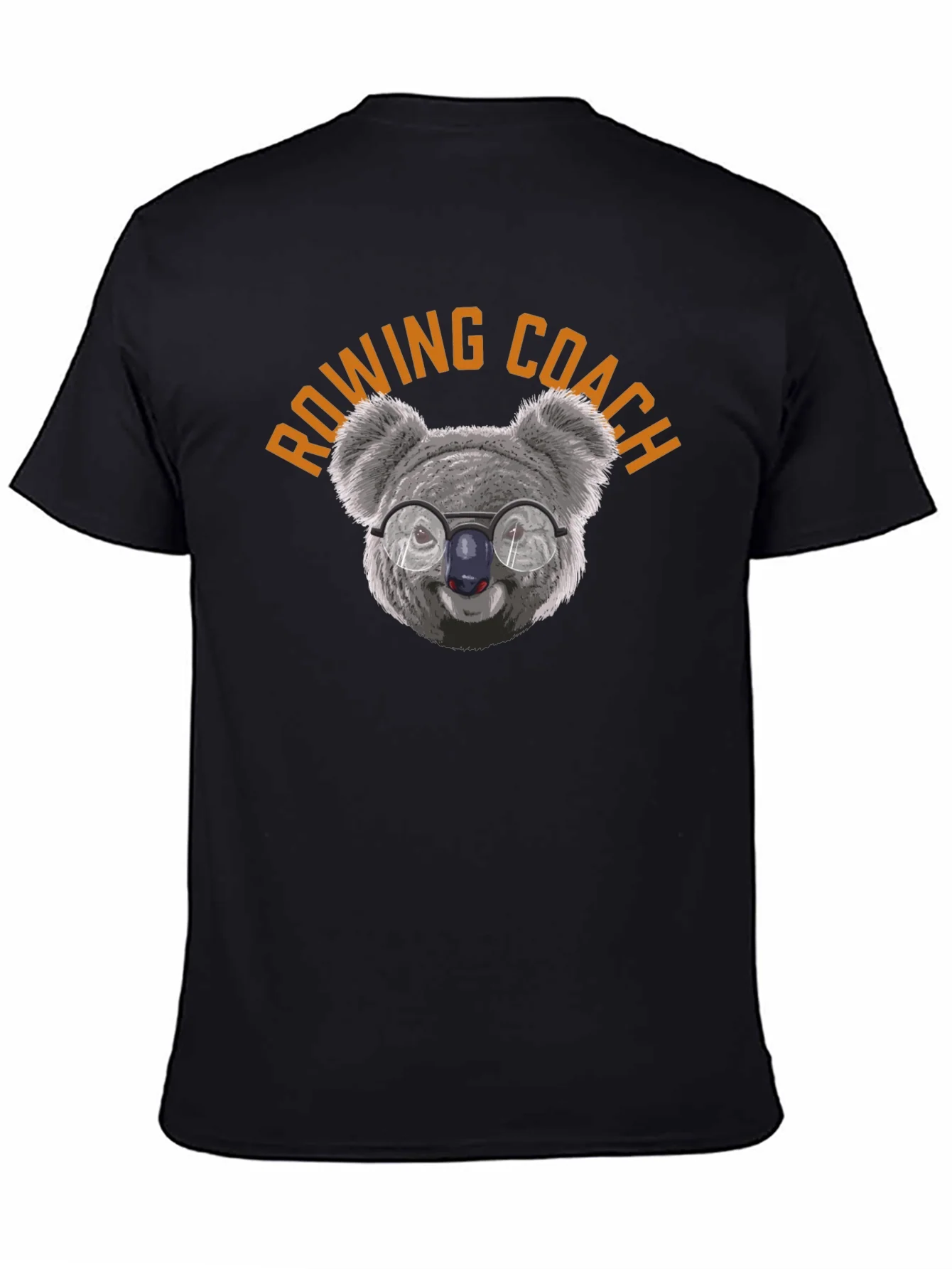 Camiseta Negra Rowing Coach Koala