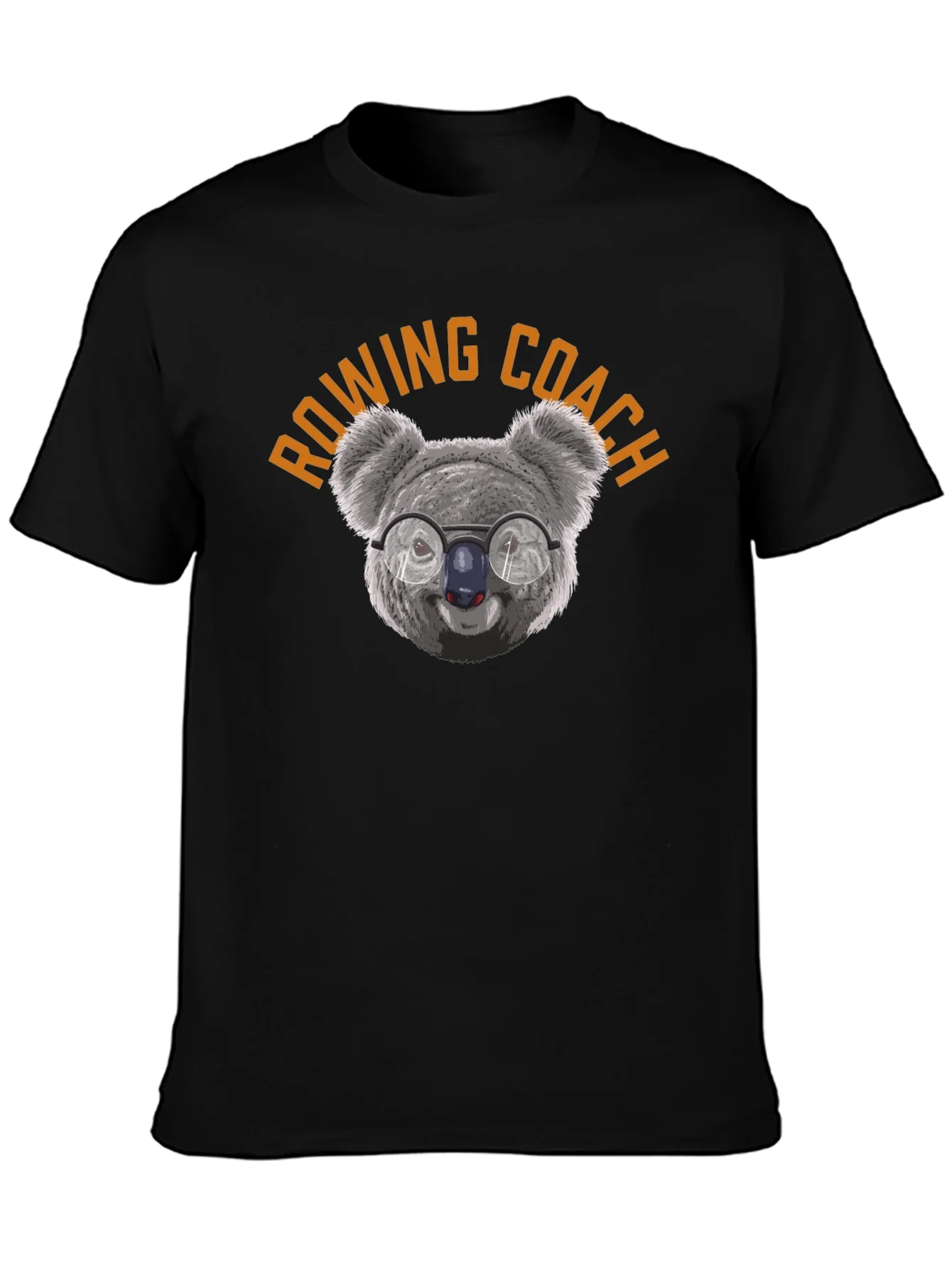Camiseta Negra Rowing Coach Koala