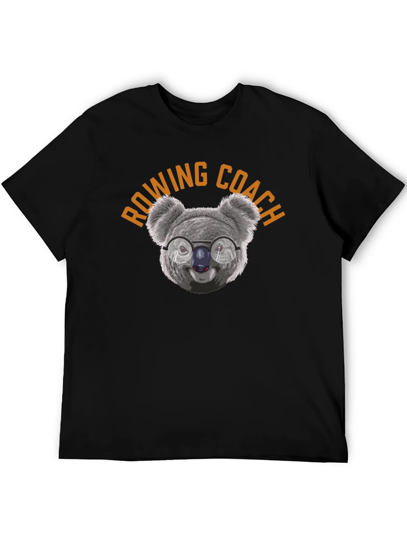 Camiseta Negra Rowing Coach Koala