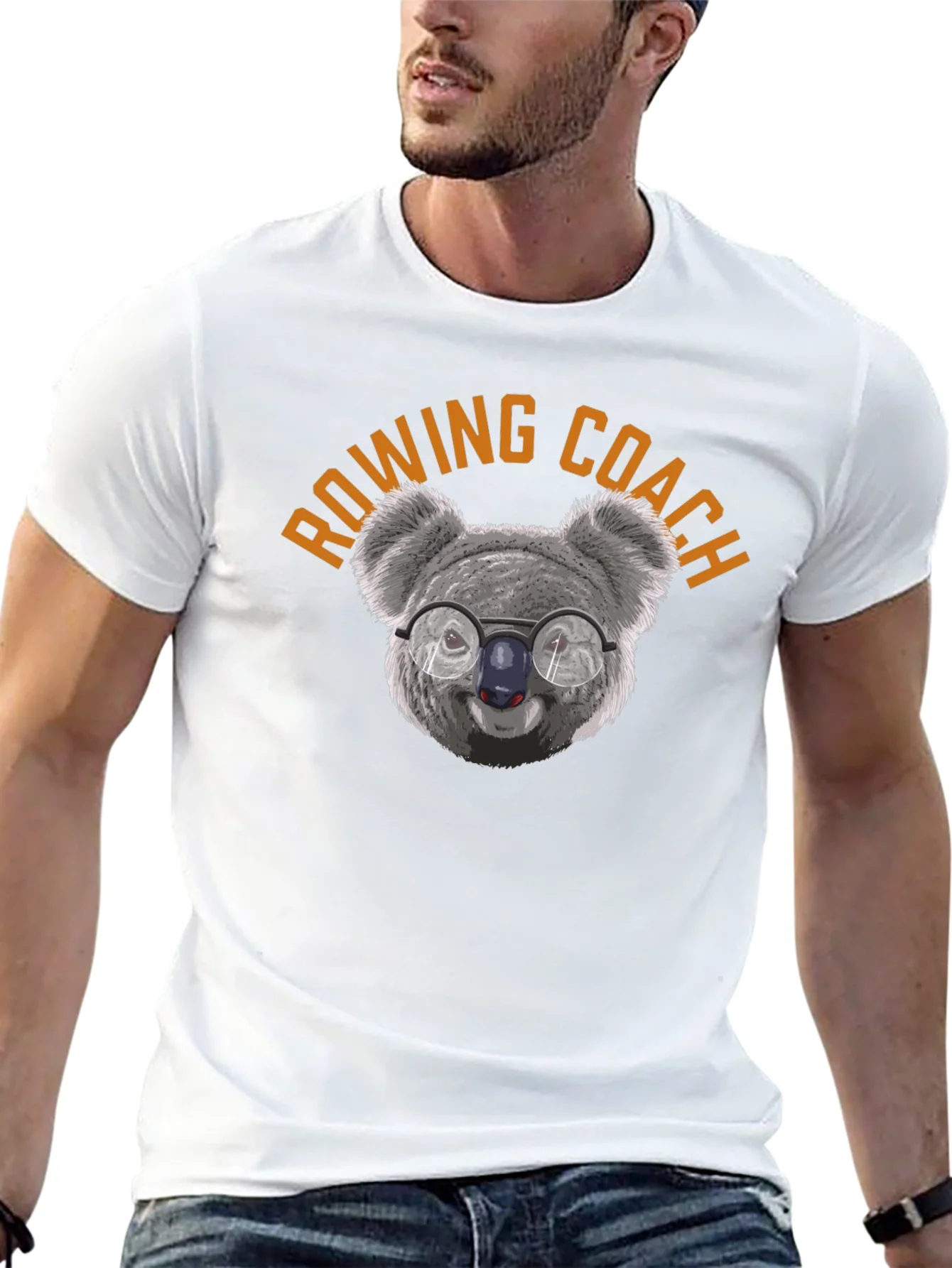Camiseta Negra Rowing Coach Koala