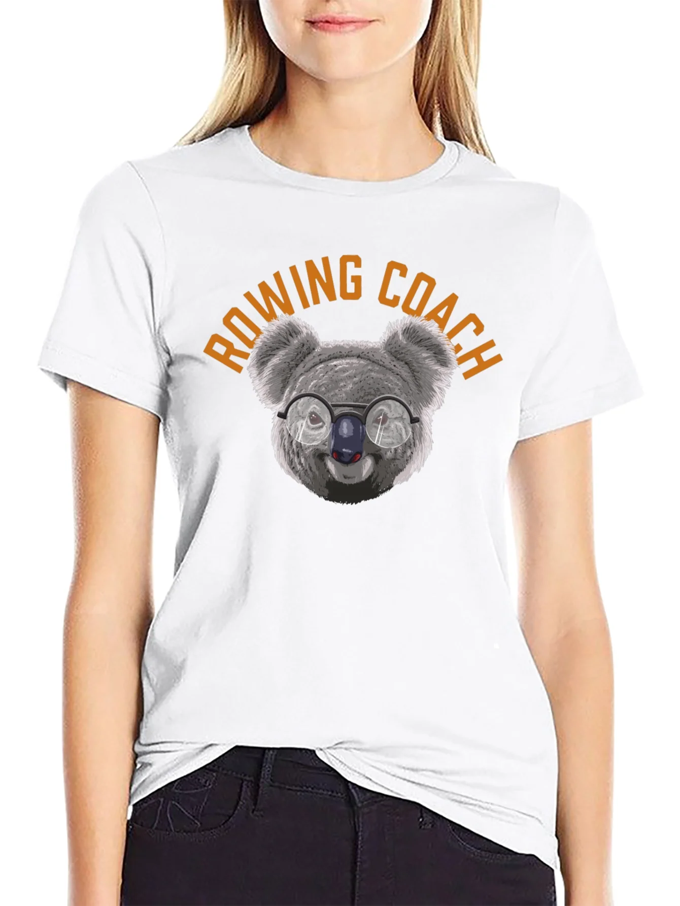 Camiseta Negra Rowing Coach Koala