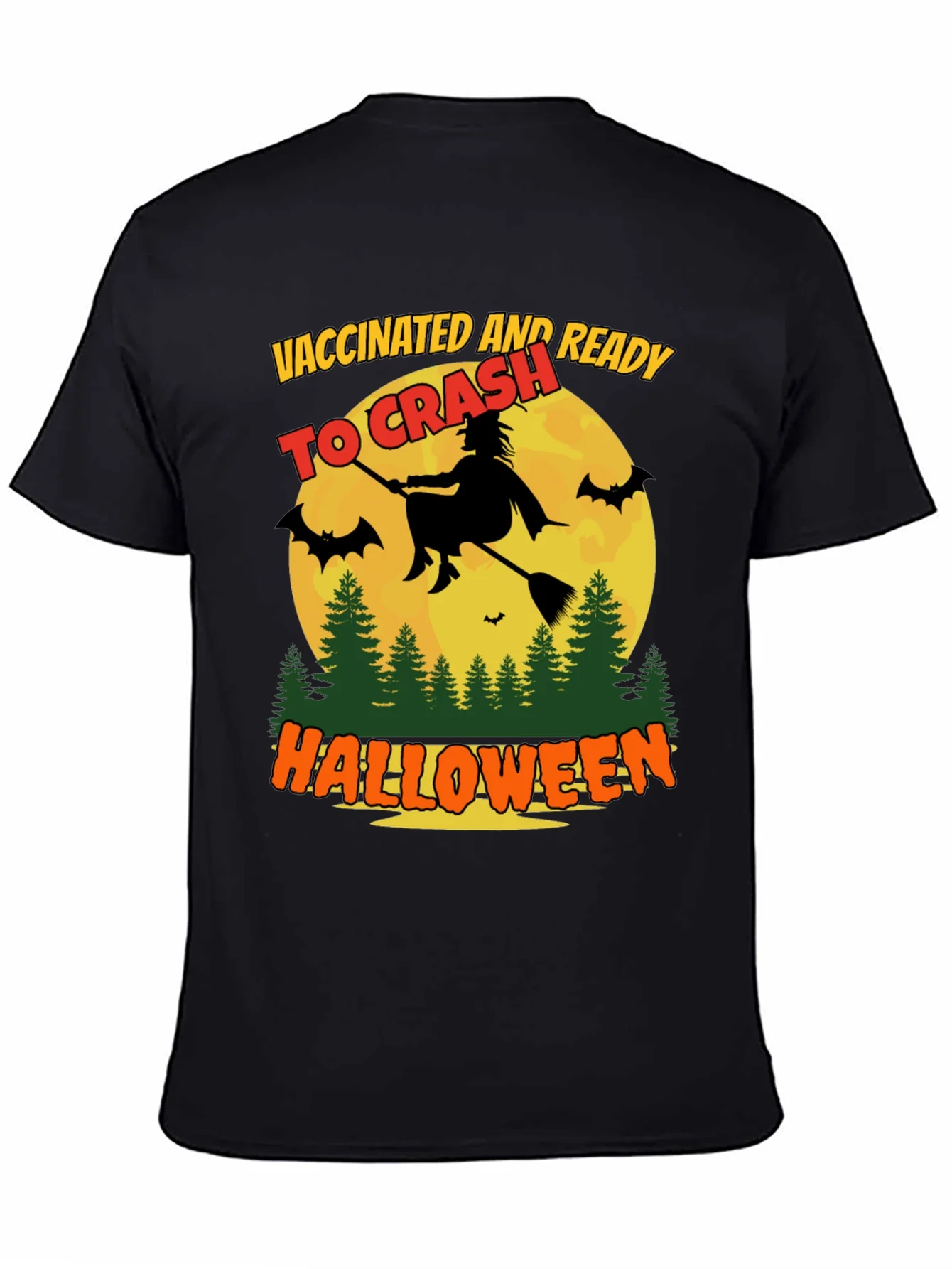 Rebbecca Vaccinated and Ready To Crash Halloween T-Shirt