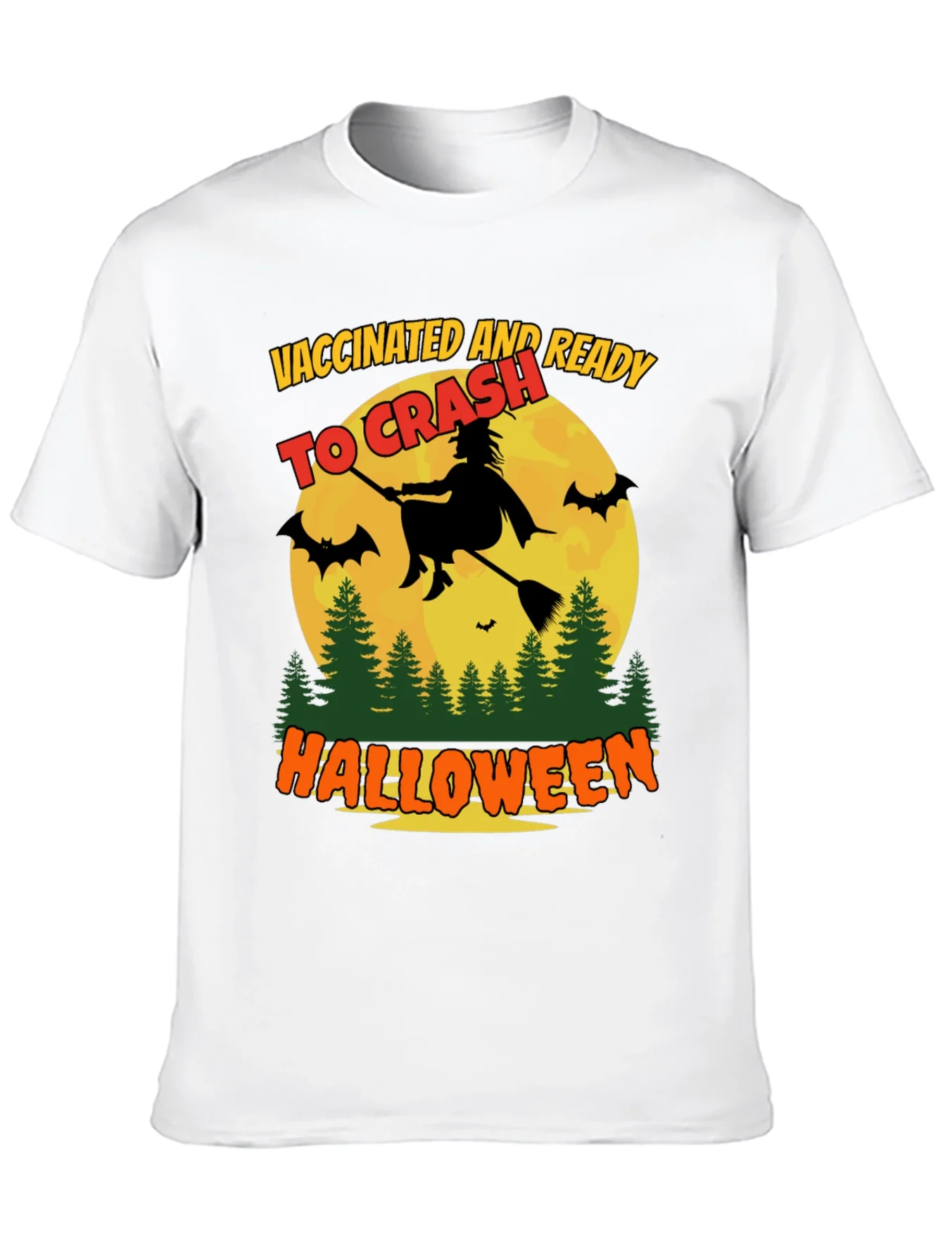 Rebbecca Vaccinated and Ready To Crash Halloween T-Shirt
