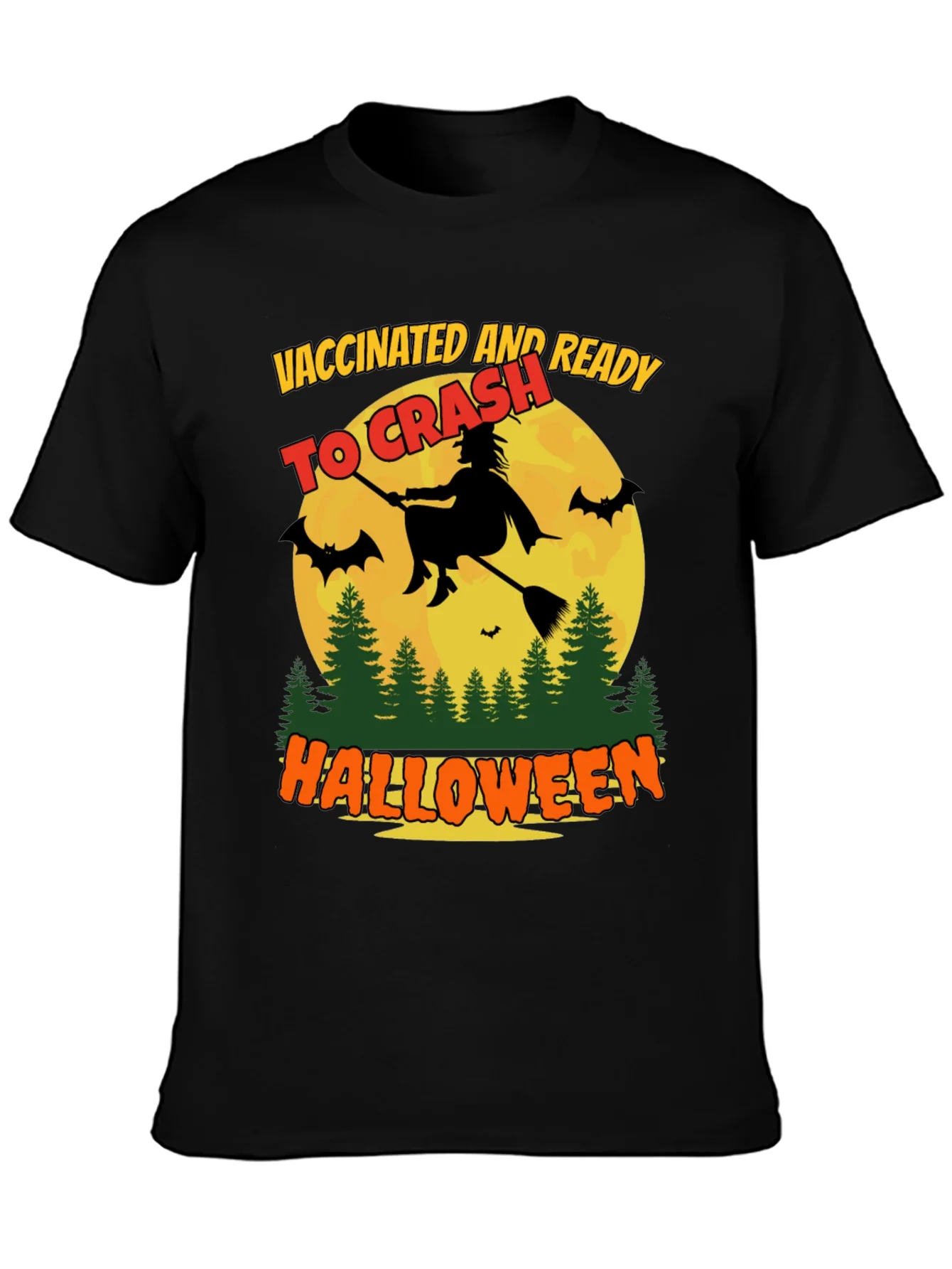 Rebbecca Vaccinated and Ready To Crash Halloween T-Shirt