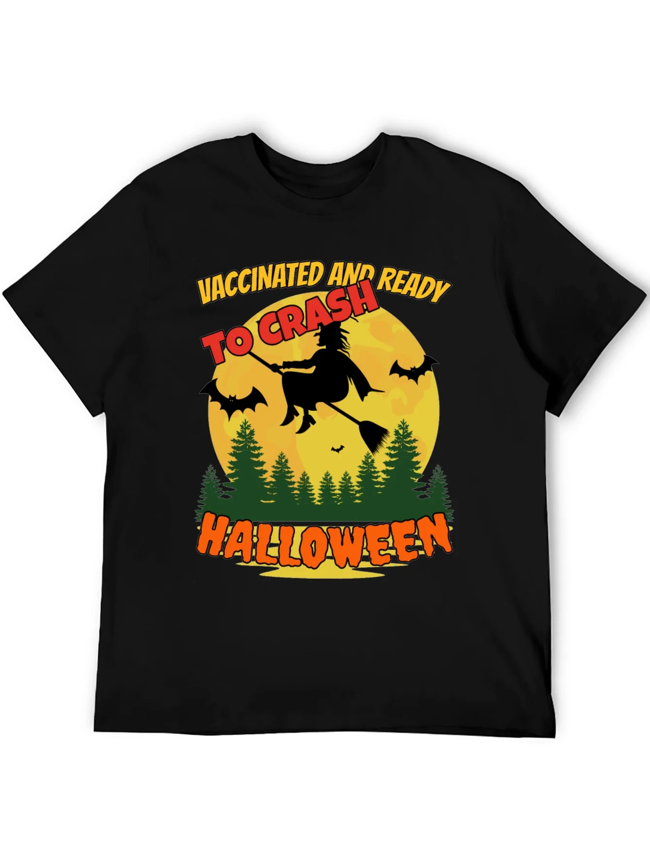 Rebbecca Vaccinated and Ready To Crash Halloween T-Shirt