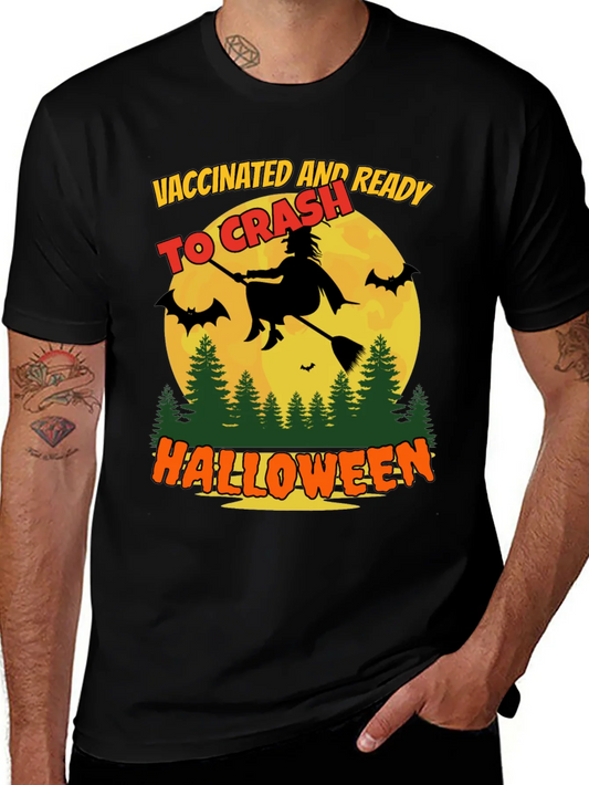 Rebbecca Vaccinated and Ready To Crash Halloween T-Shirt