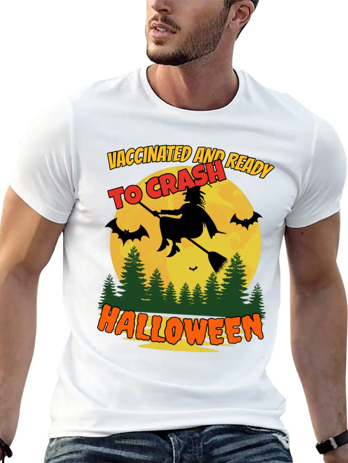 Rebbecca Vaccinated and Ready To Crash Halloween T-Shirt