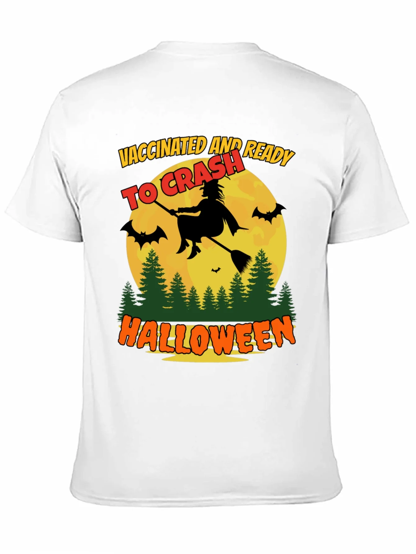 Rebbecca Vaccinated and Ready To Crash Halloween T-Shirt