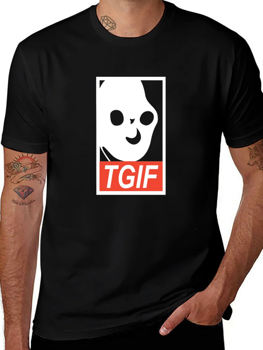 Rebbecca TGIF Ghost Graphic Tee - Soft Cotton Blend