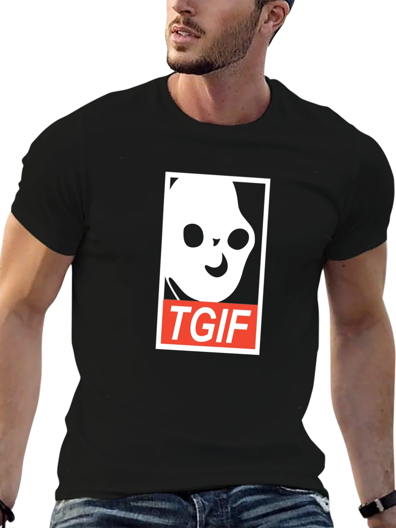 Rebbecca TGIF Ghost Graphic Tee - Soft Cotton Blend