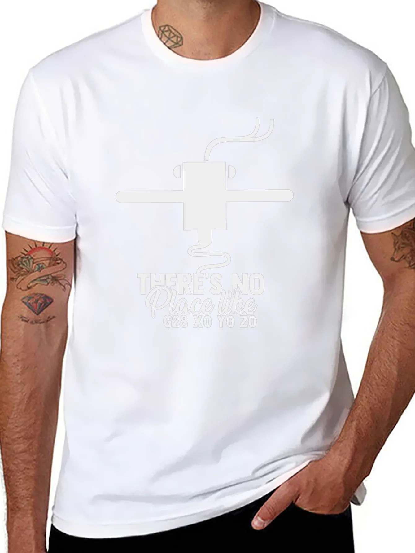 Rebbecca Theres No Place Like G28 Funny CNC T-Shirt
