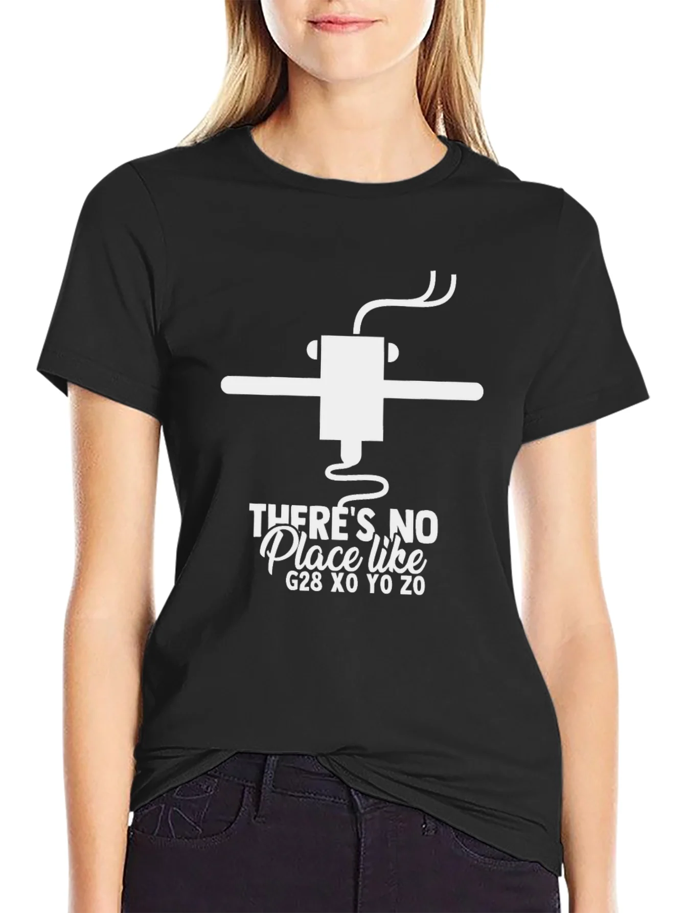 Rebbecca Theres No Place Like G28 Funny CNC T-Shirt