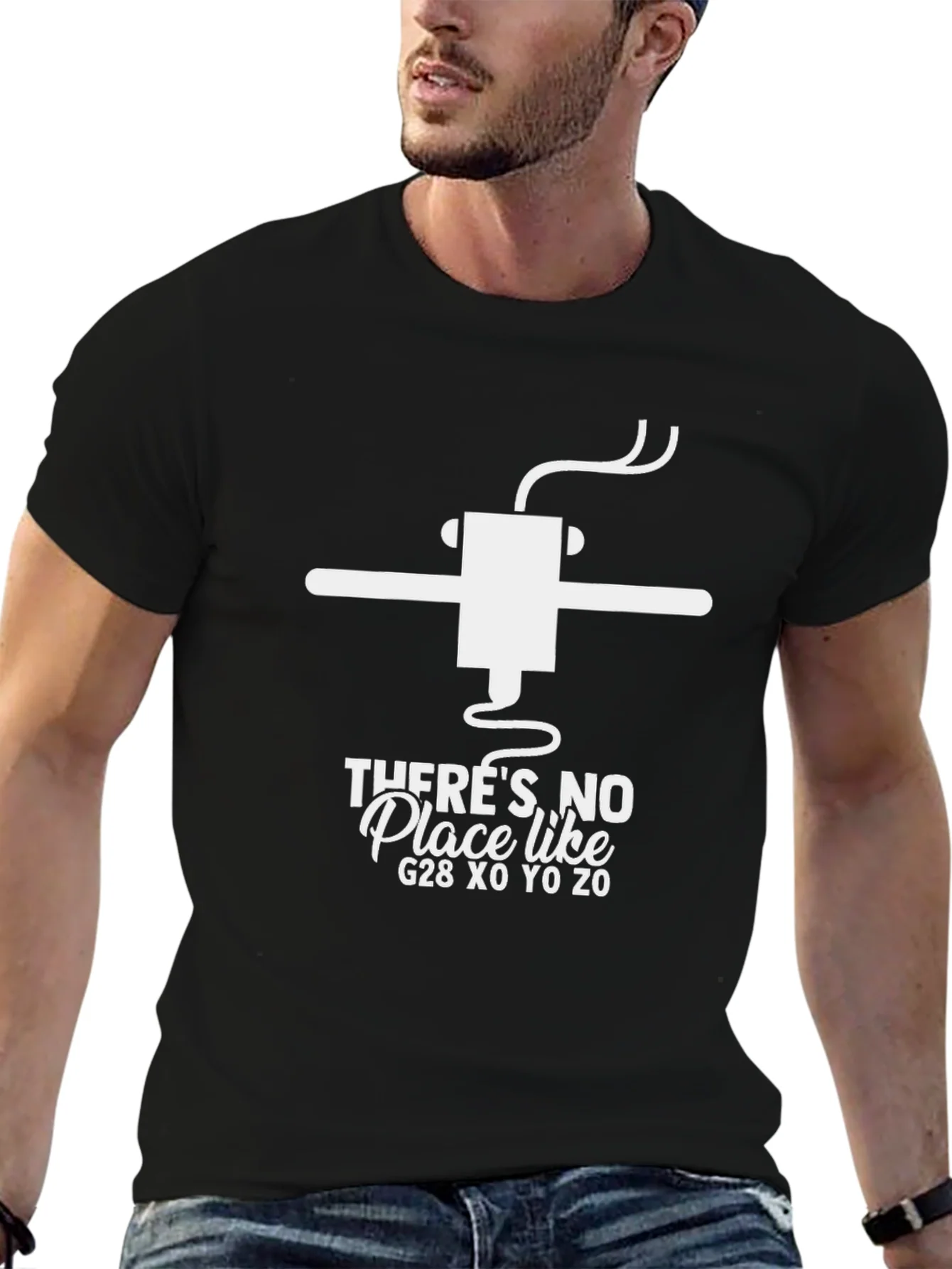 Rebbecca Theres No Place Like G28 Funny CNC T-Shirt