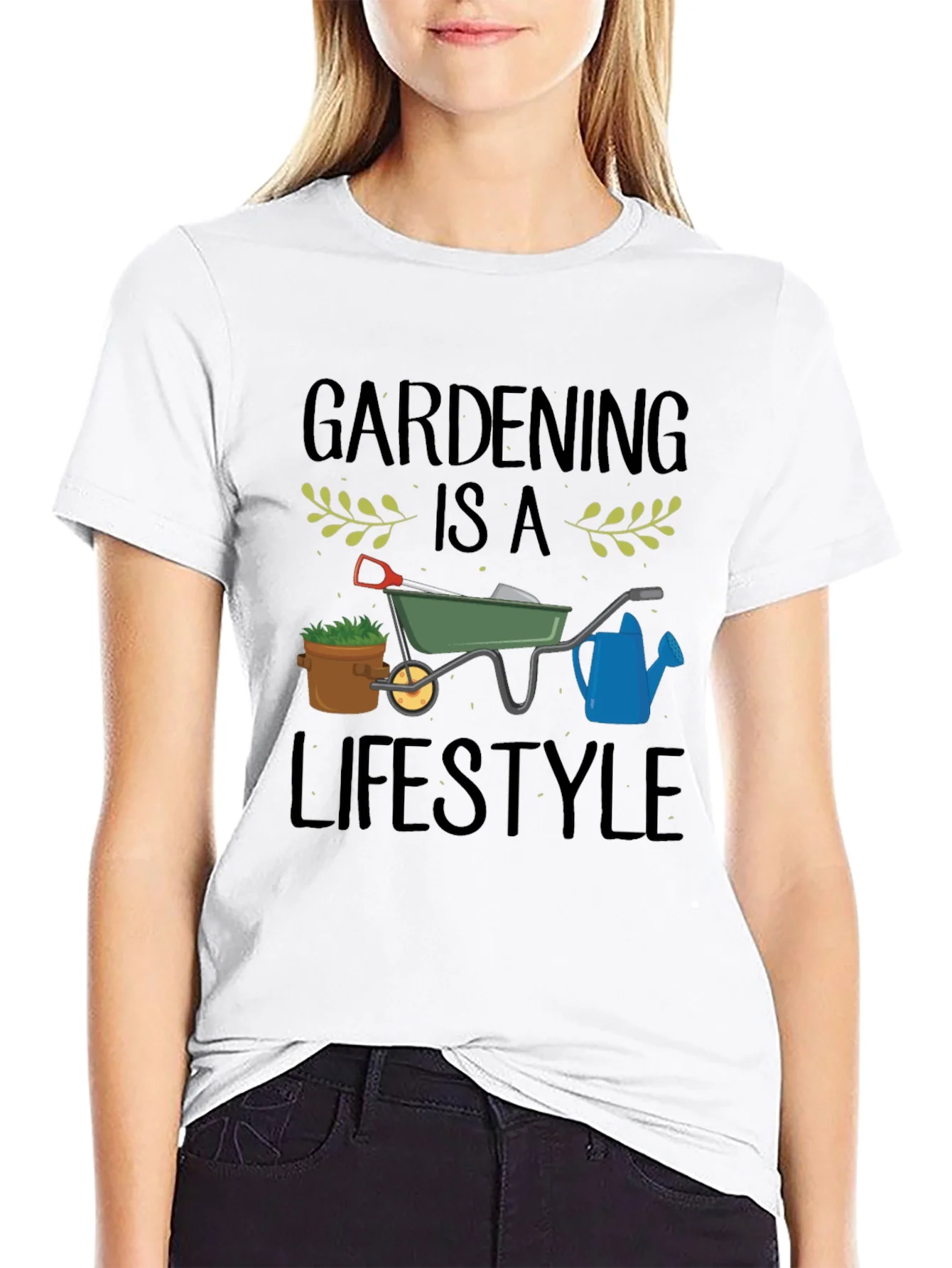 Camiseta Negra Gardening is a Lifestyle