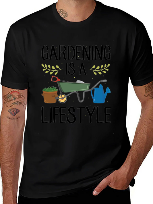 Camiseta Negra Gardening is a Lifestyle