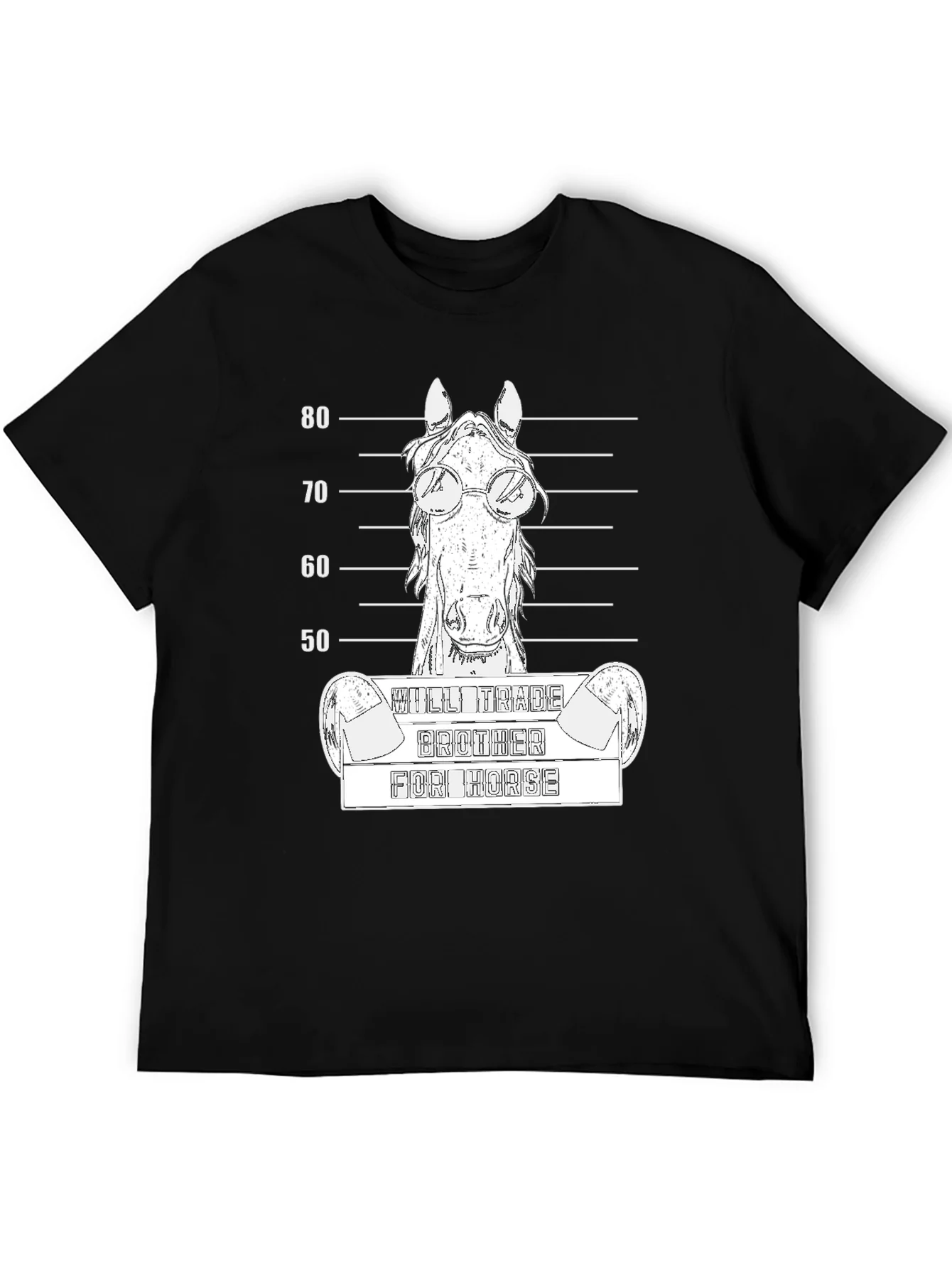 Rebbecca Funny Horse Mugshot T-Shirt