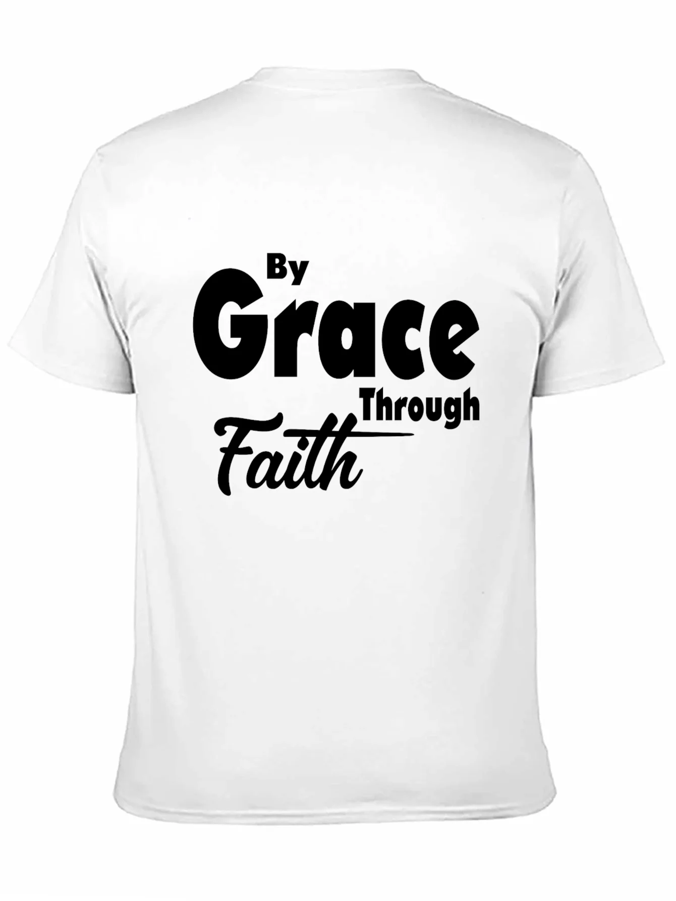 Rebbecca By Grace Through Faith Black T-Shirt