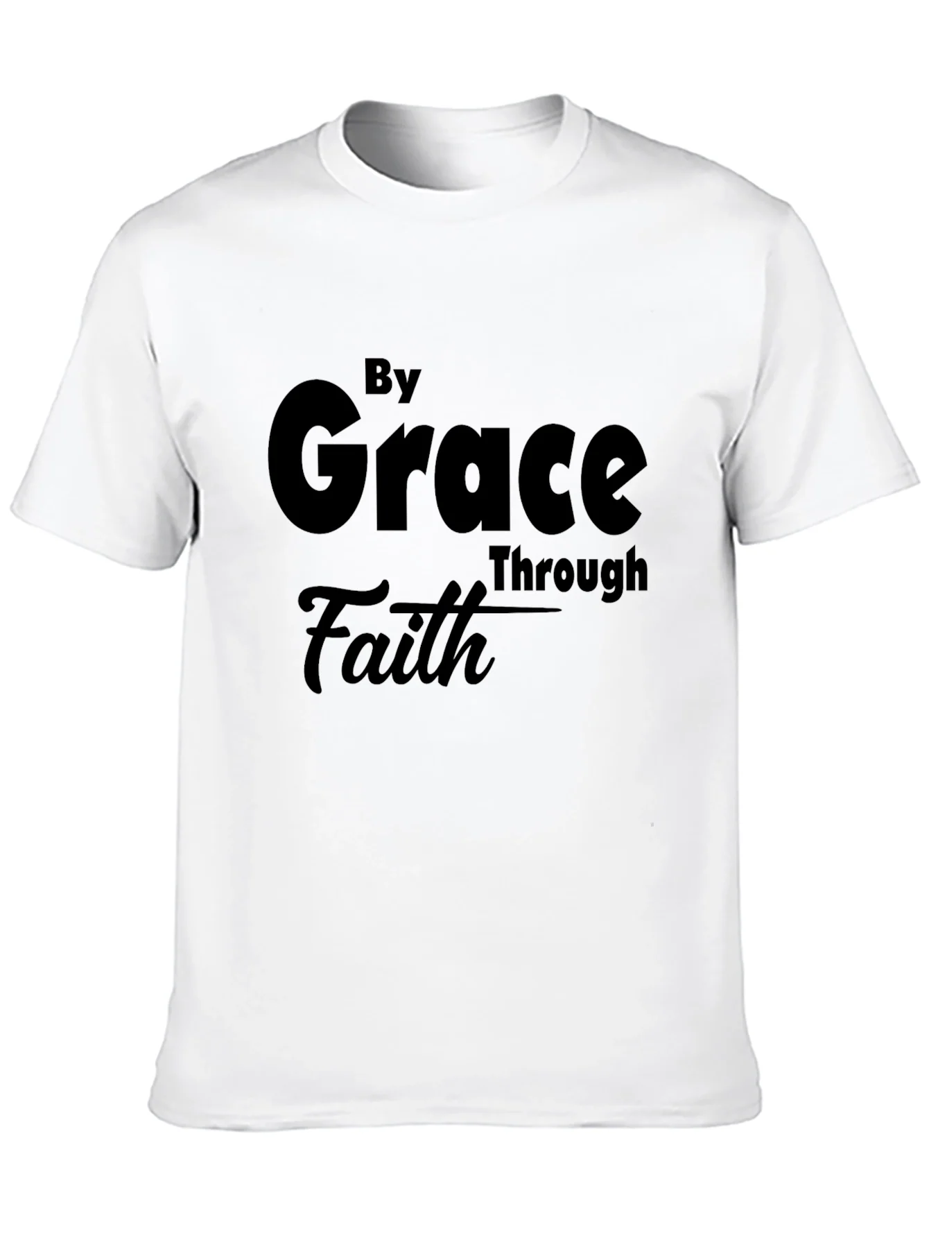Rebbecca By Grace Through Faith Black T-Shirt