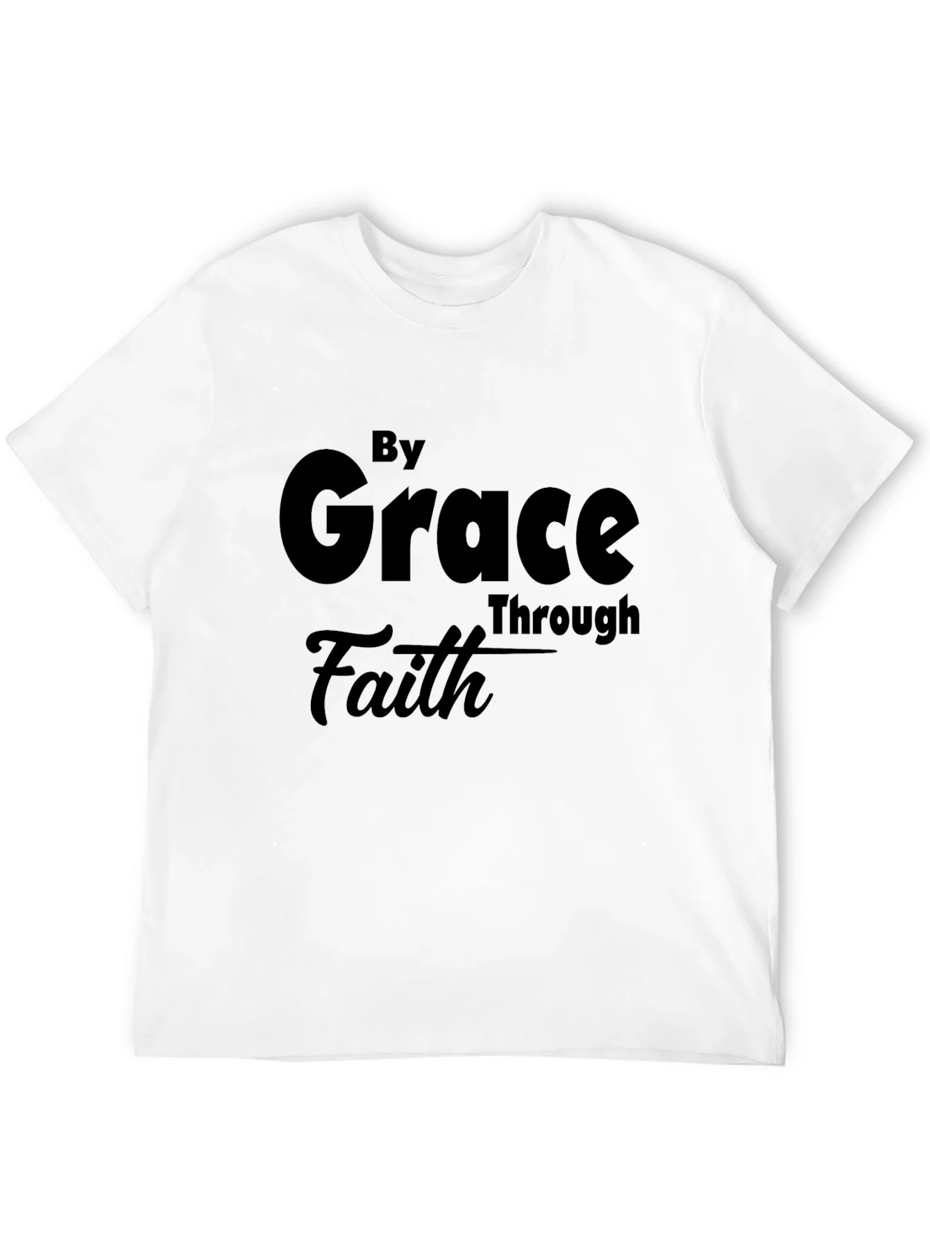 Rebbecca By Grace Through Faith Black T-Shirt