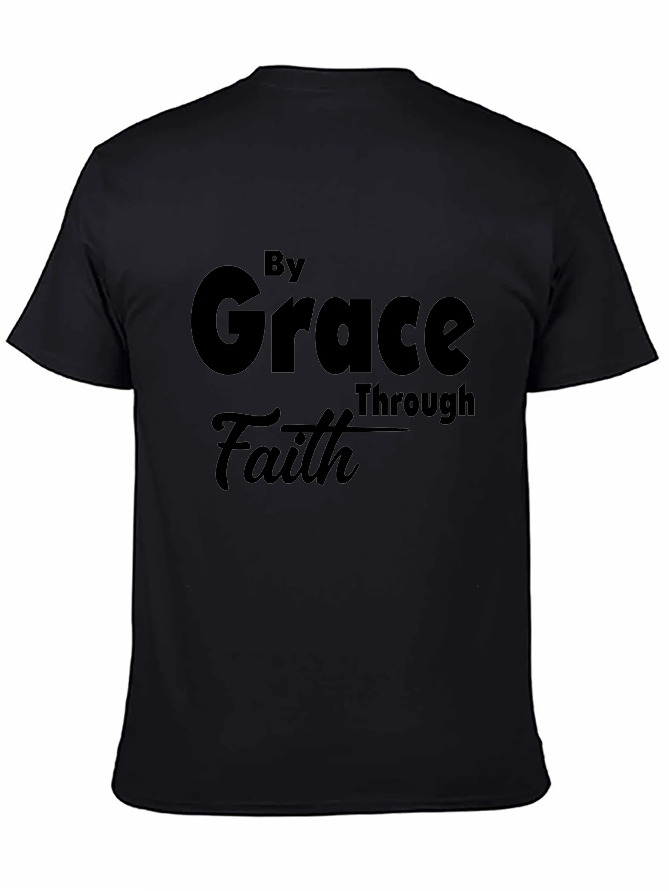 Rebbecca By Grace Through Faith Black T-Shirt