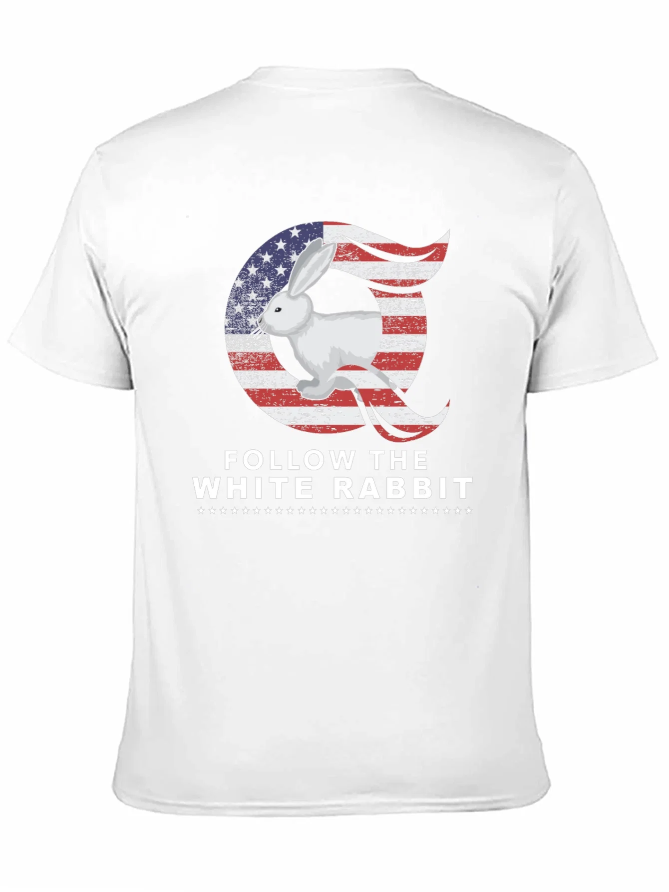Rebbecca Follow the White Rabbit Graphic T-Shirt