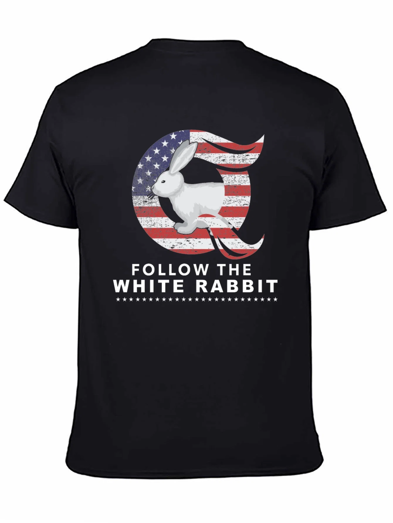 Rebbecca Follow the White Rabbit Graphic T-Shirt
