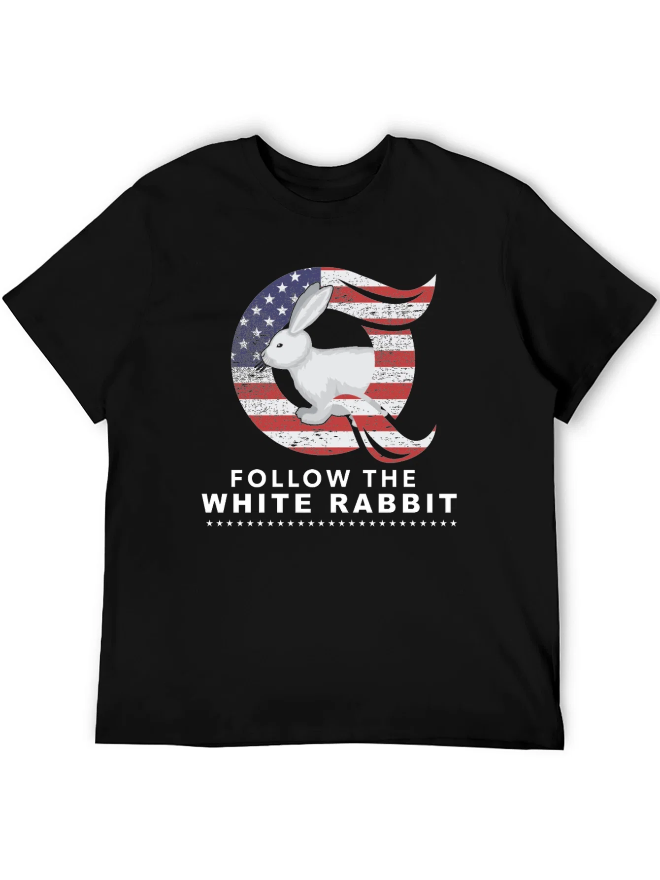 Rebbecca Follow the White Rabbit Graphic T-Shirt